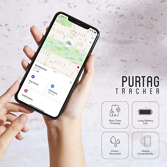 Pursonic Unisex Travel Tech Essentials Stay Charged & Never Lose Track Bundle