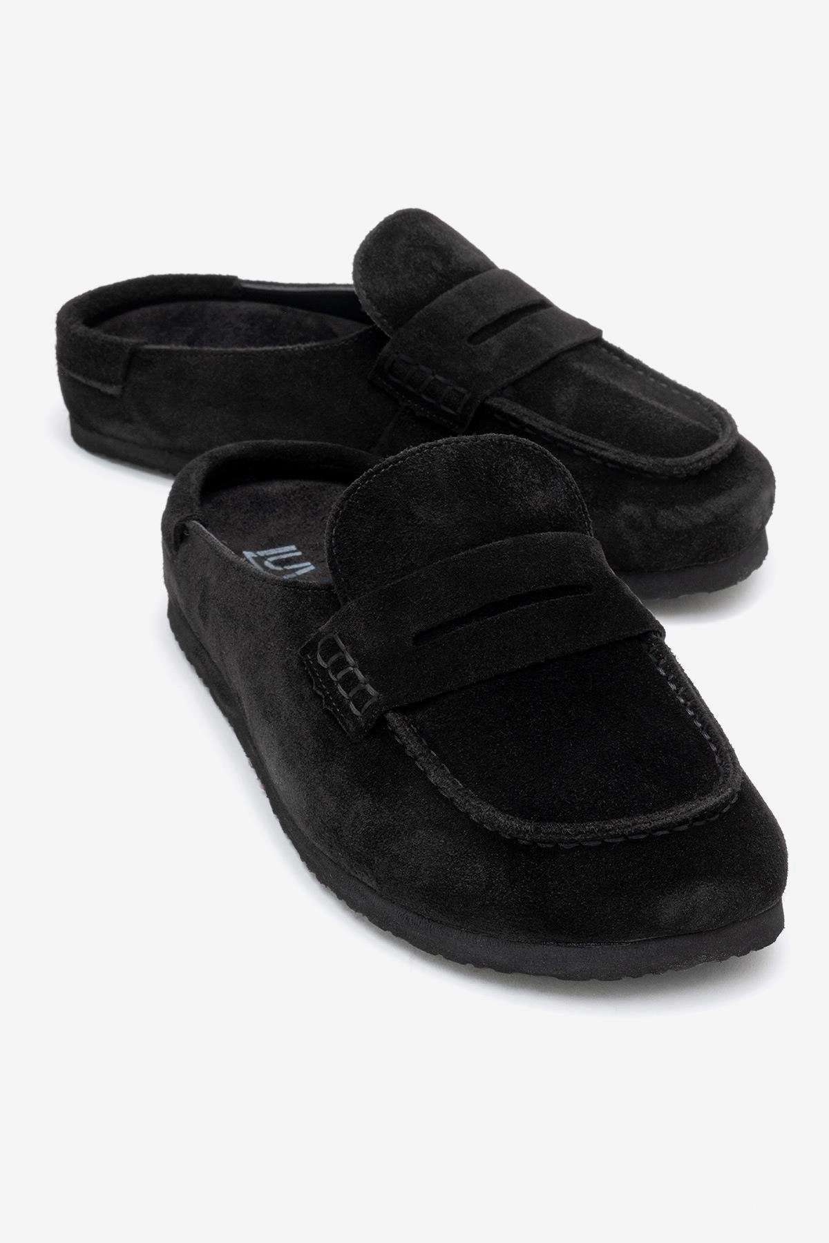 Forever & Always Womens Priva Leather Slip-On Slipper