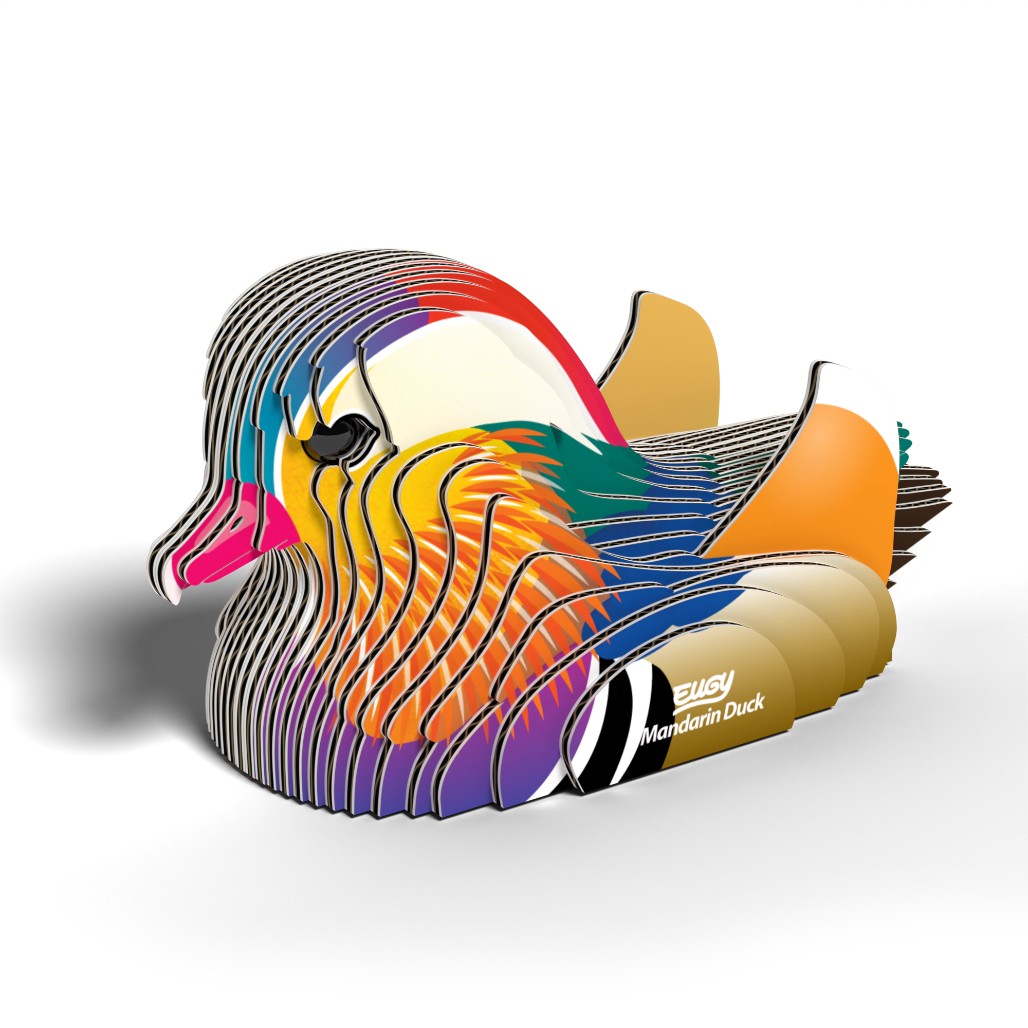 EUGY Mandarin Duck 3D Puzzle - contains 26 puzzle pieces