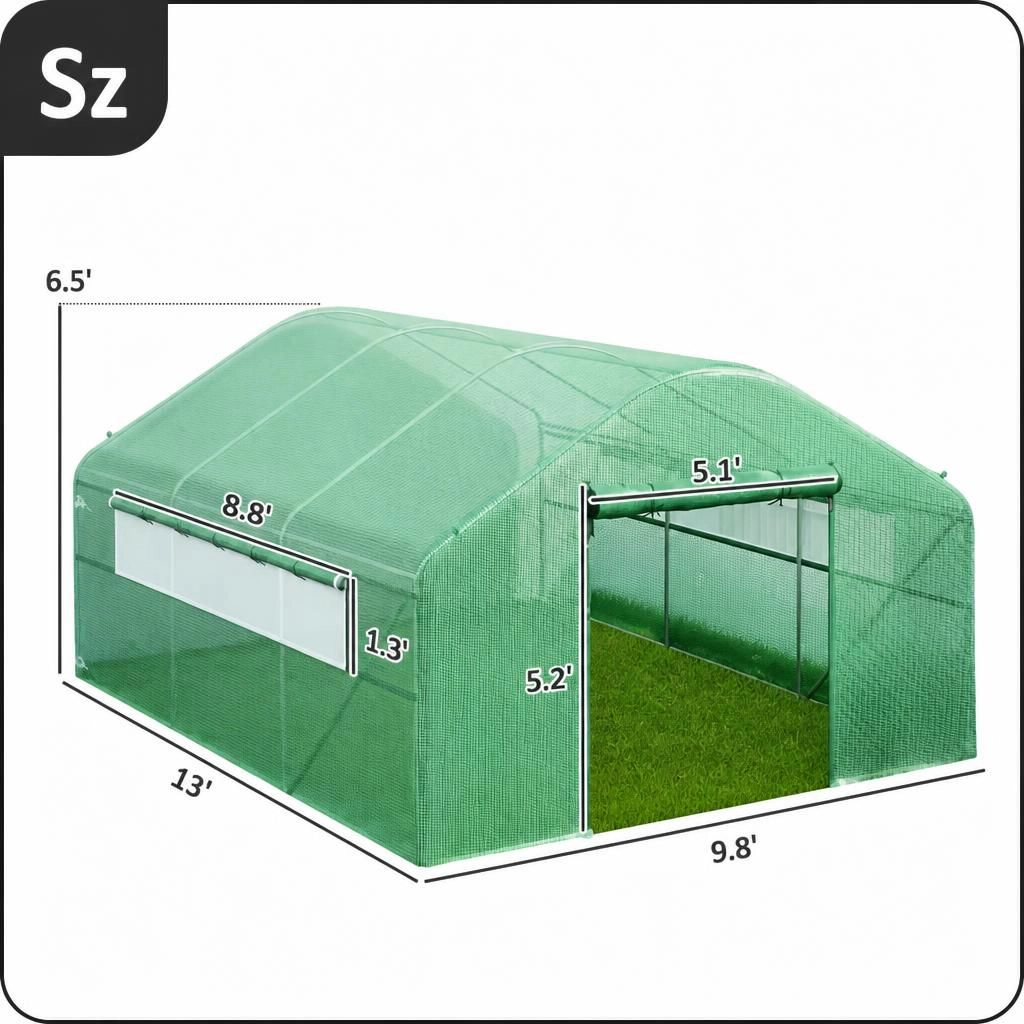 WOW PIONEER Polyethylene Walk-In Greenhouse