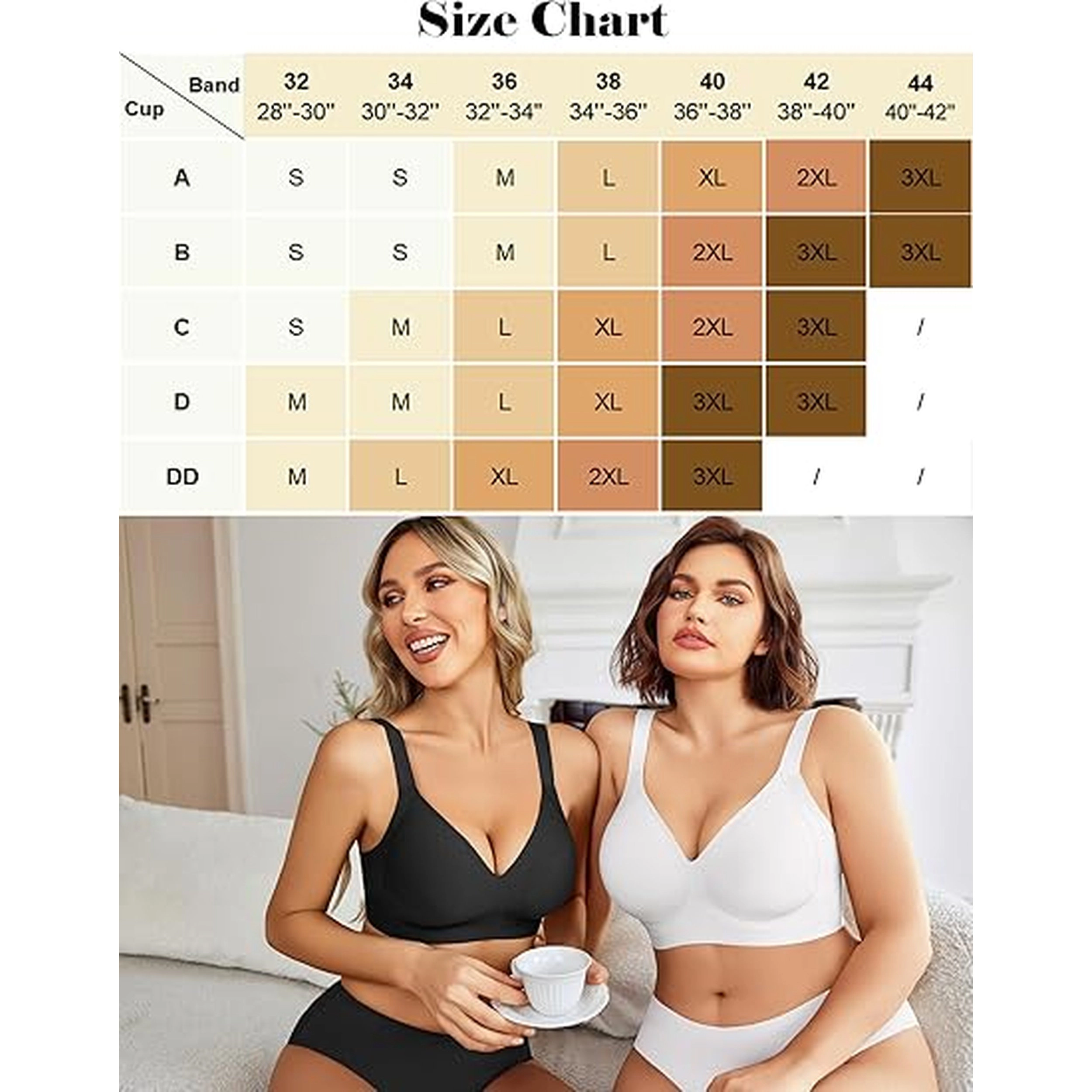 Avidlove Women's Seamless Full Coverage Wireless Bralette