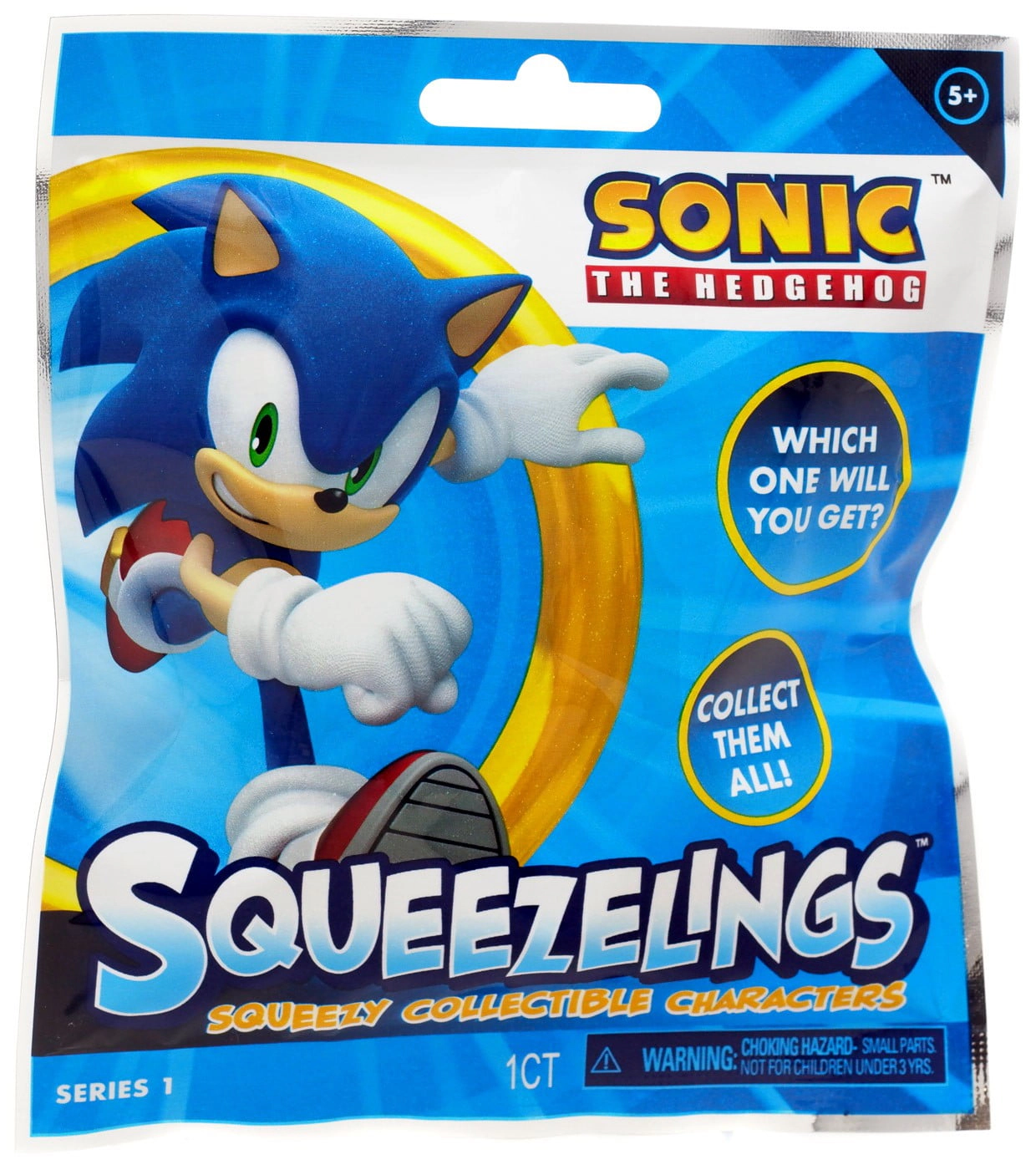 Sonic the Hedgehog Squeezelings Mystery Pack (1 RANDOM Figure!)