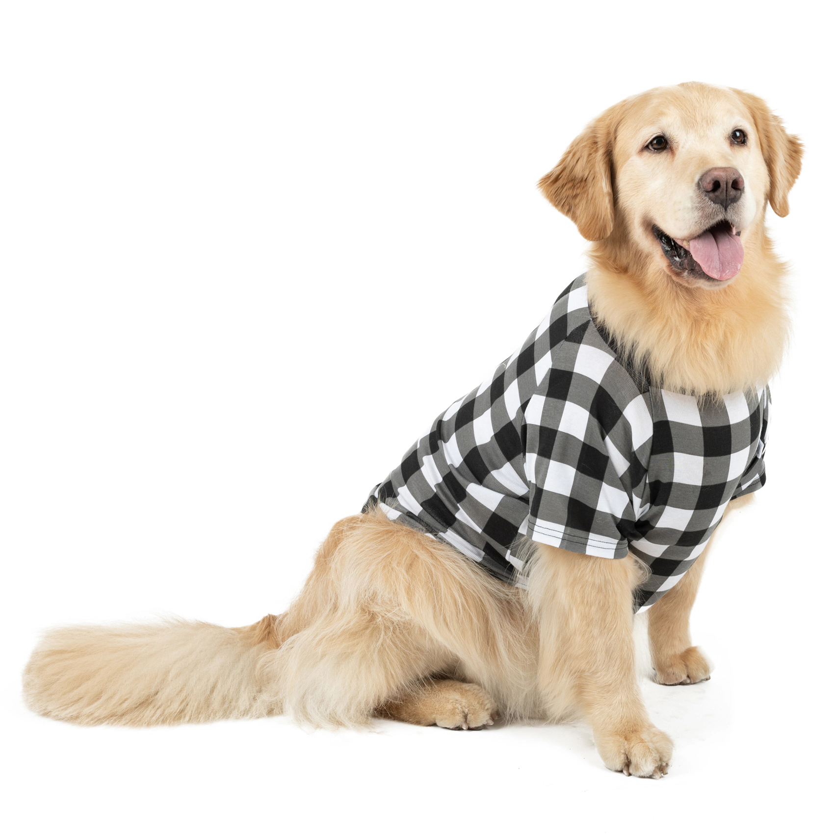 Leveret Big Dog Buffalo Plaid Cotton Pajamas
