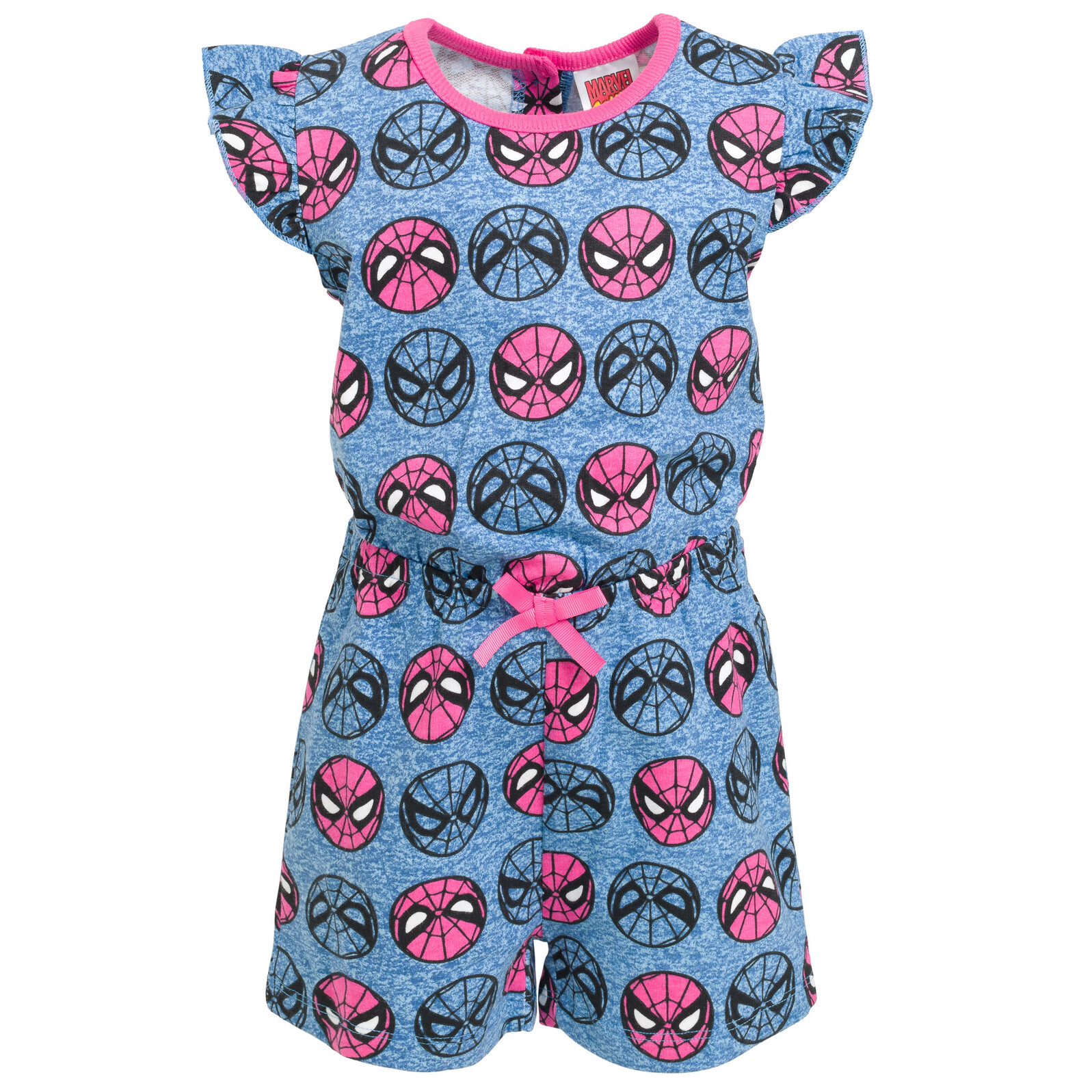 Marvel Spider-Man Girls' One Piece Romper