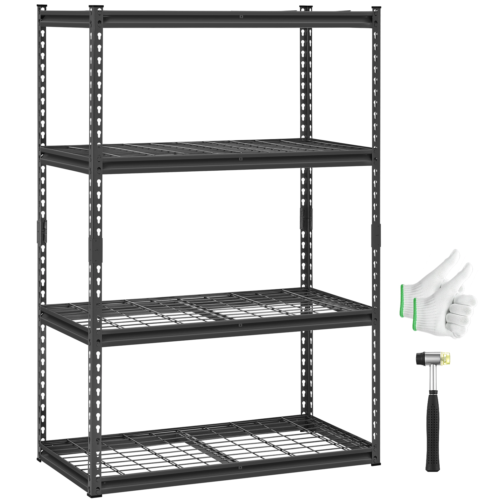 Flynama Storage Shelves Tier Adjustable Heavy Duty Garage Shelving Units lbs