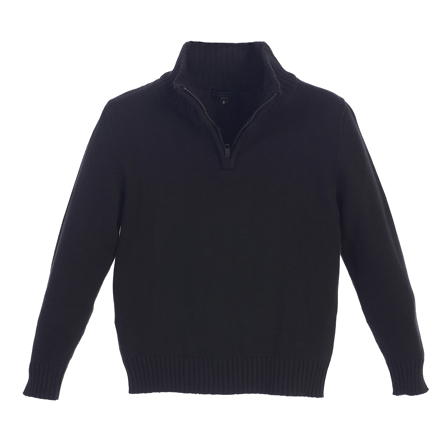 Gioberti Boy's Knitted Quarter-zip 100% Cotton Sweater