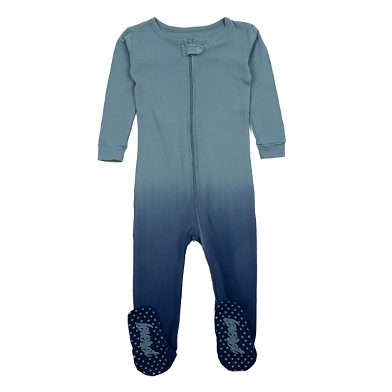 Leveret Baby Ombre Cotton Footed Pajamas