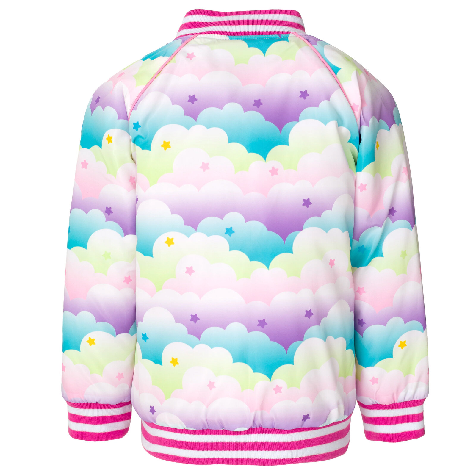 Dreamworks Gabby's Dollhouse Girls' Zip-Up Bomber Jacket