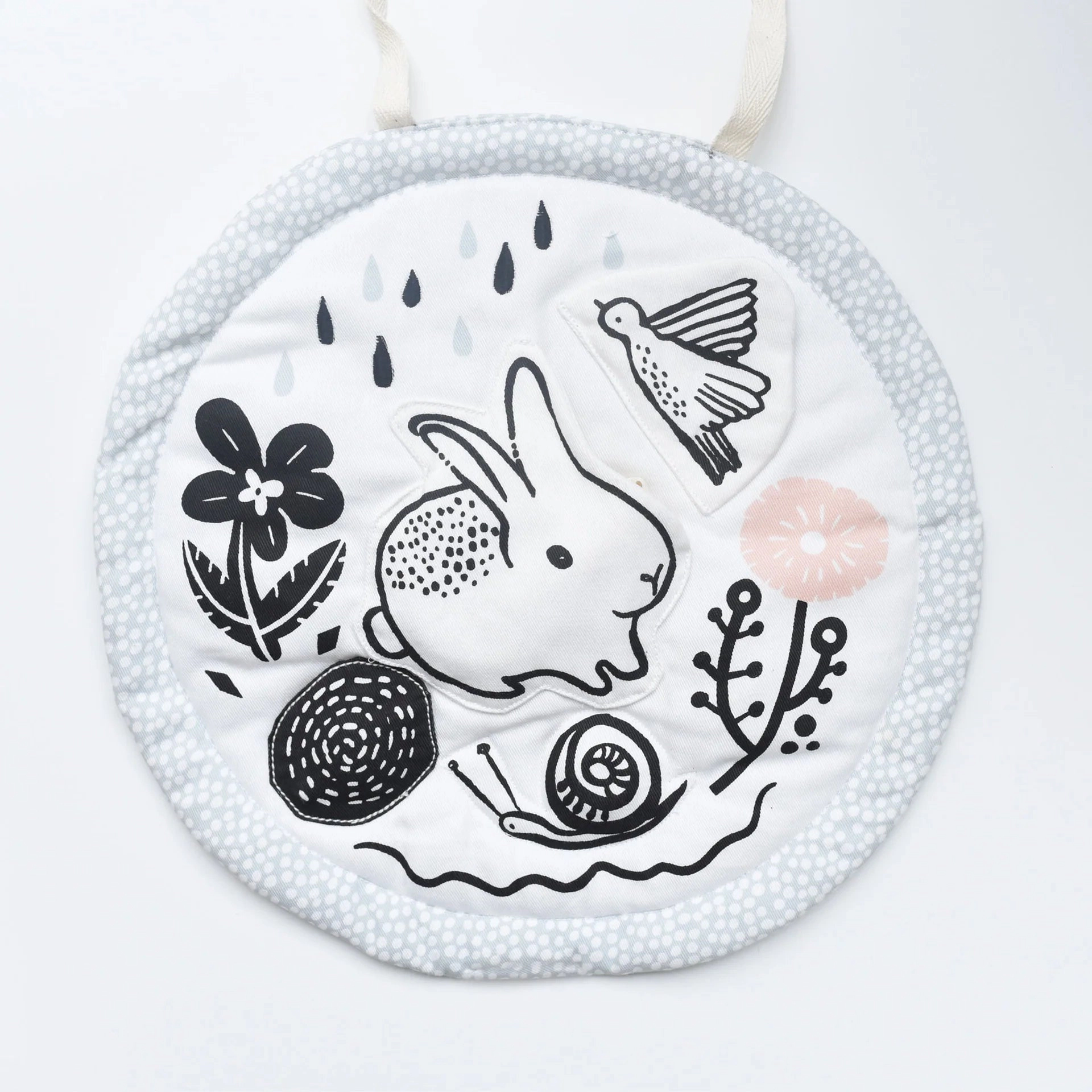 Wee Gallery Meadow Activity Pad - Organic Cotton Sensory Tummy Time Mat