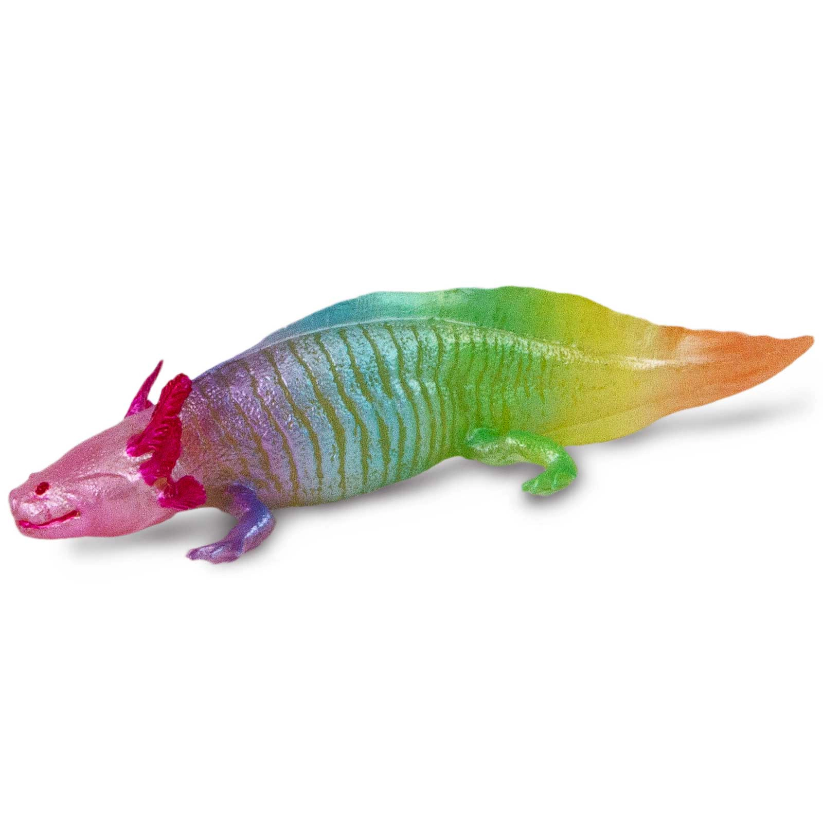 Safari Ltd. - Rainbow Axolotl Kids Toy Figure