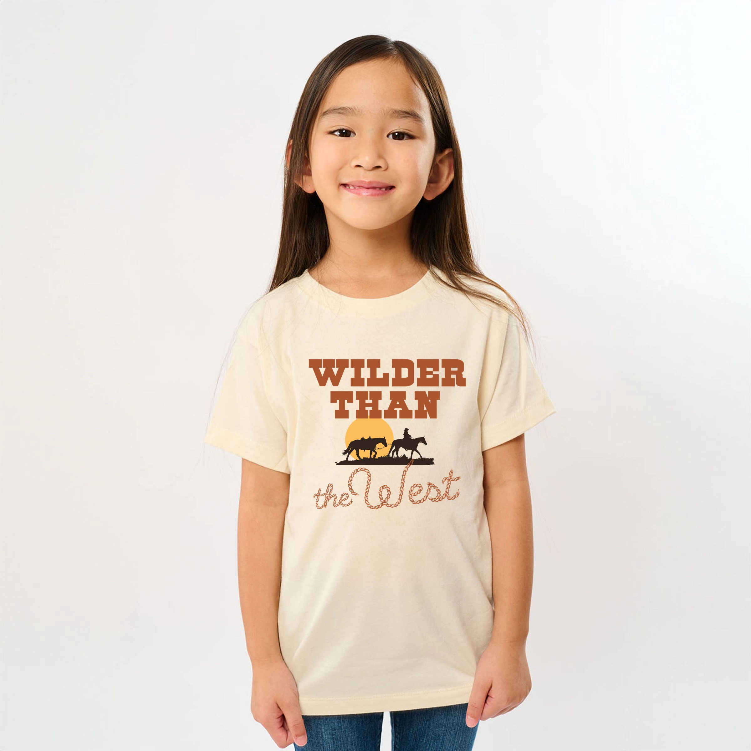 The Juniper Shop - Wilder Than West Bold Youth Short Sleeve Graphic T-Shirt