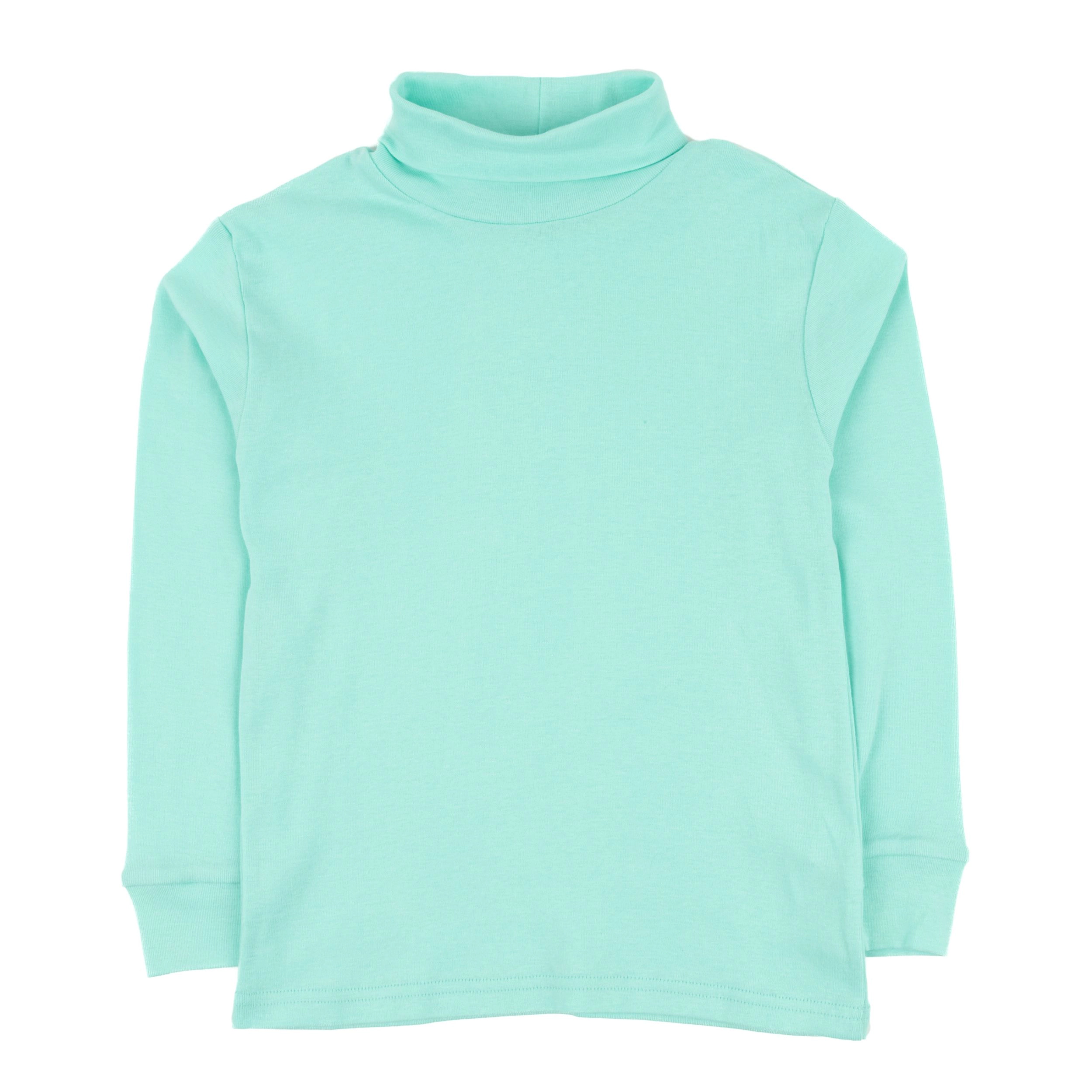 Leveret Toddler/Kids Basics Classic Solid Cotton Turtleneck