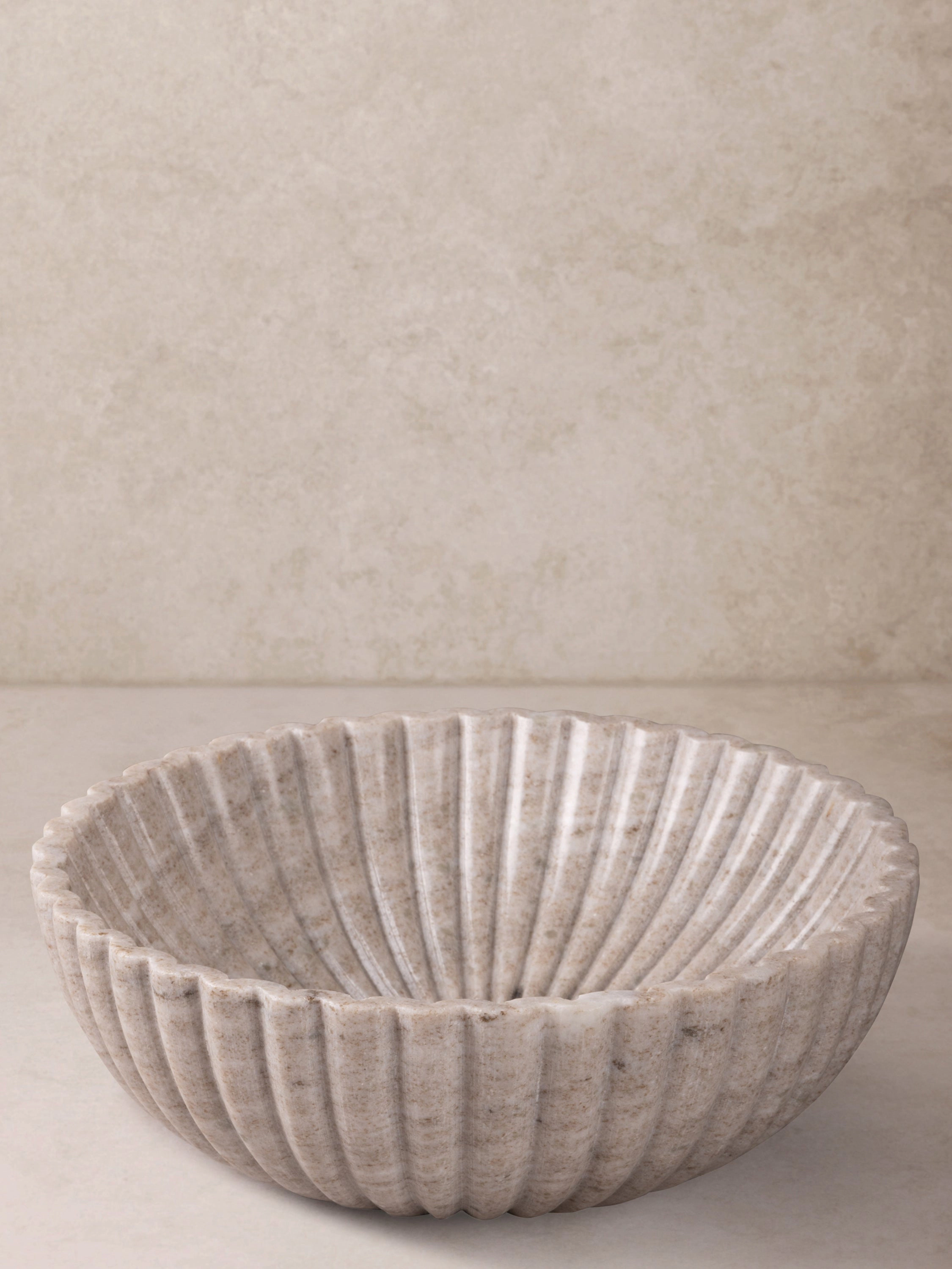 GAURI KOHLI Cairo Beige Marble Bowl