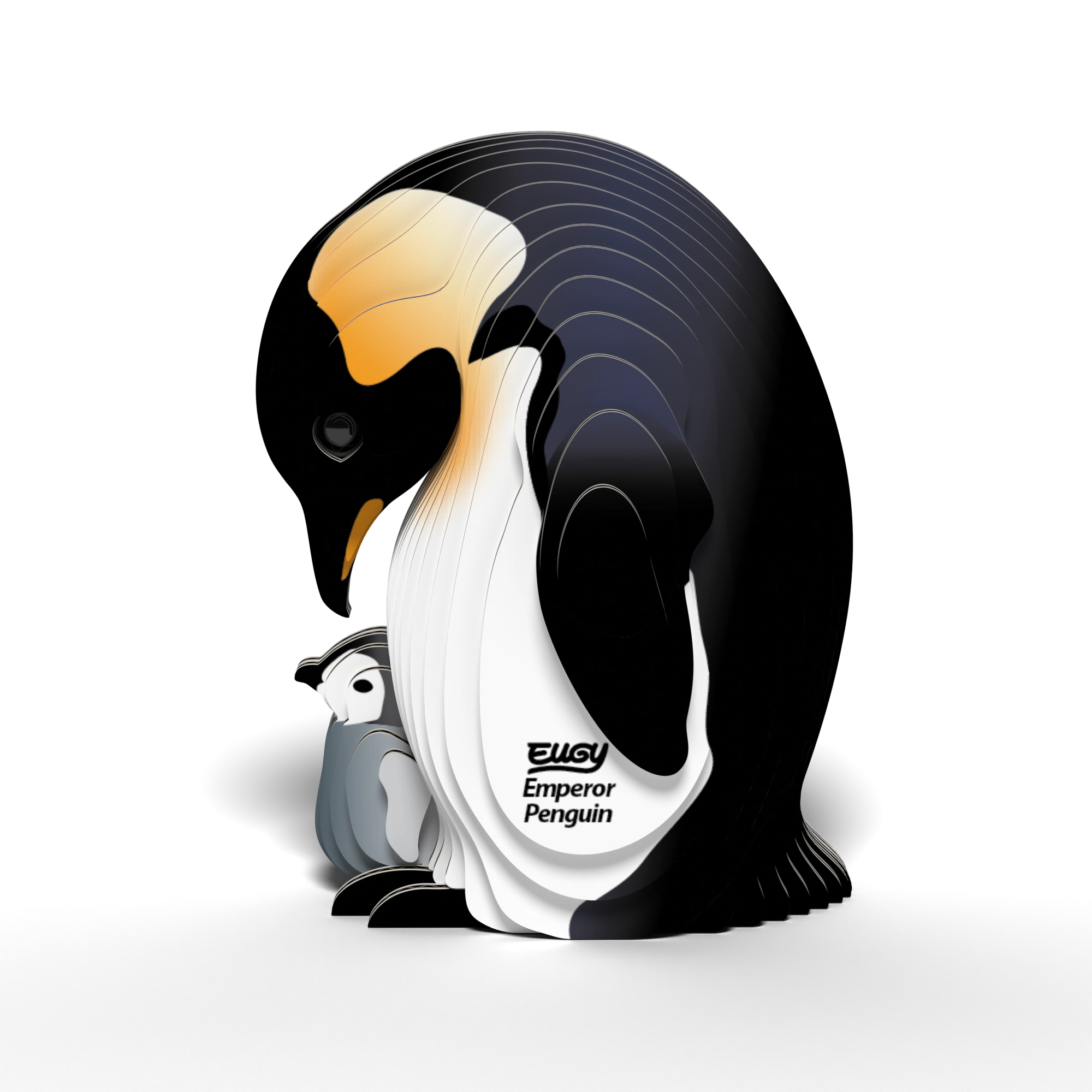 EUGY Emperor Penguin 3D Puzzle - contains 30 puzzle pieces