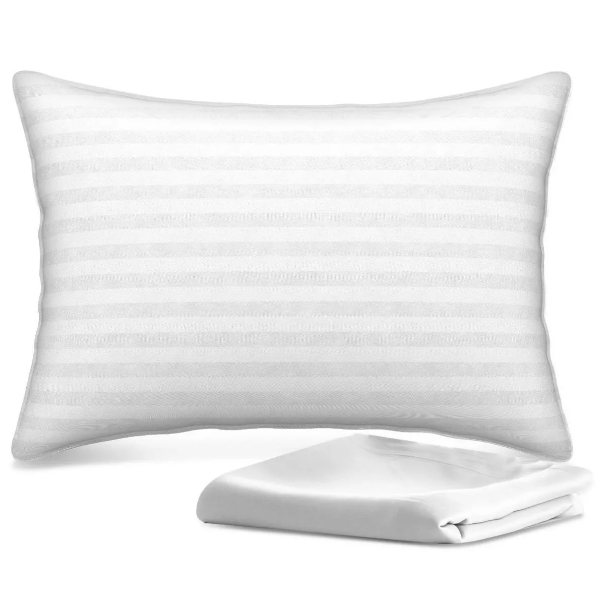 Sperric Cozy Jumbo Toddler Pillow with Pillowcase – 13x18 Inches – Soft, Hypoallergenic, and Supportive for Better Sleep