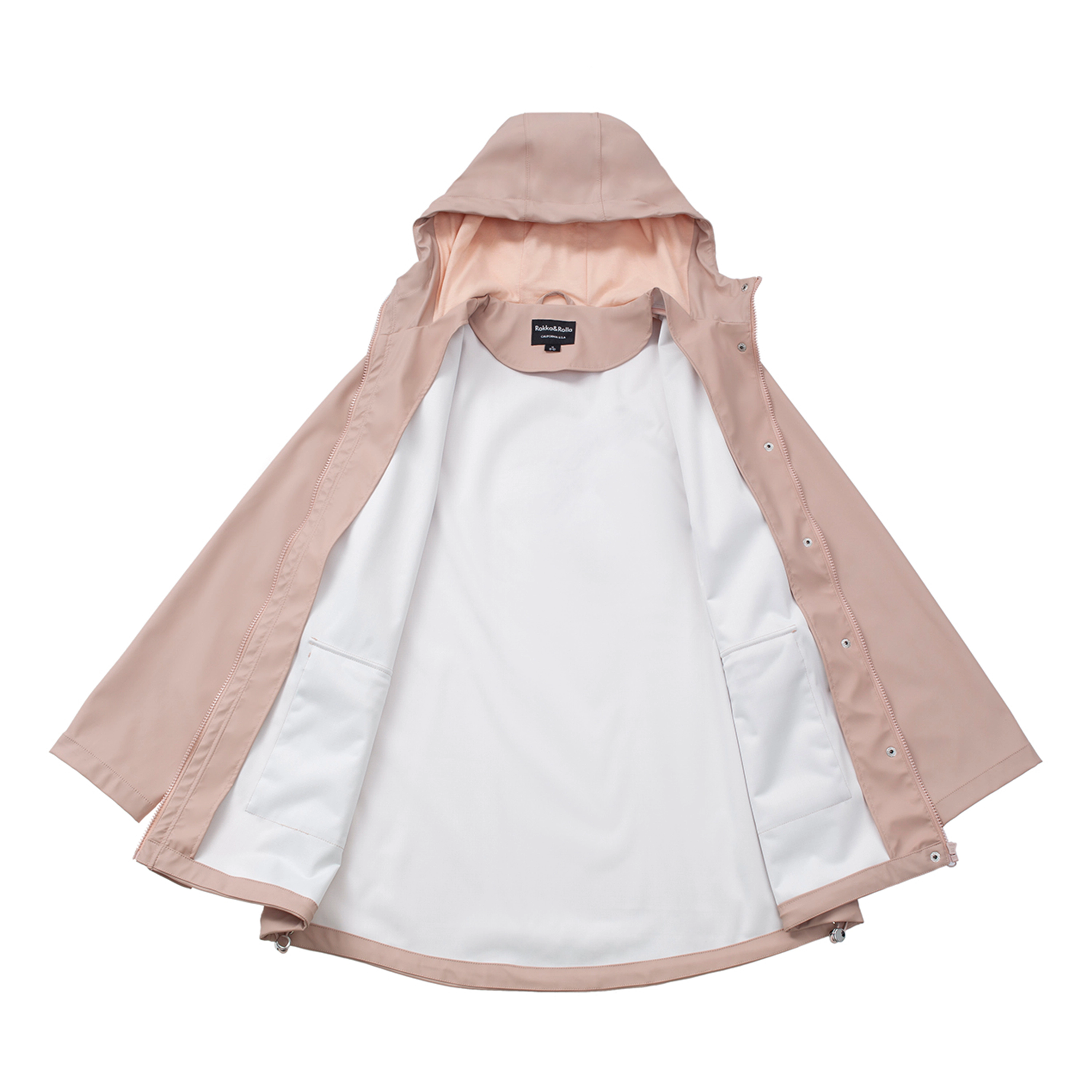 Rokka&Rolla Womens Waterproof Rubberized Rain Jacket