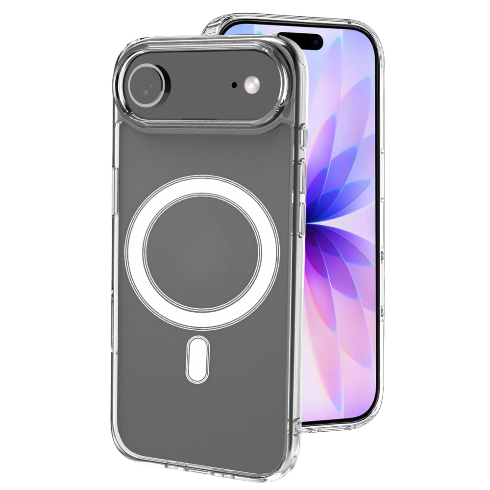 Qixxronics Magnetic Phone Cover for iPhone 17 Air, Shockproof Magnetic Case Compatible with iPhone 17 Air
