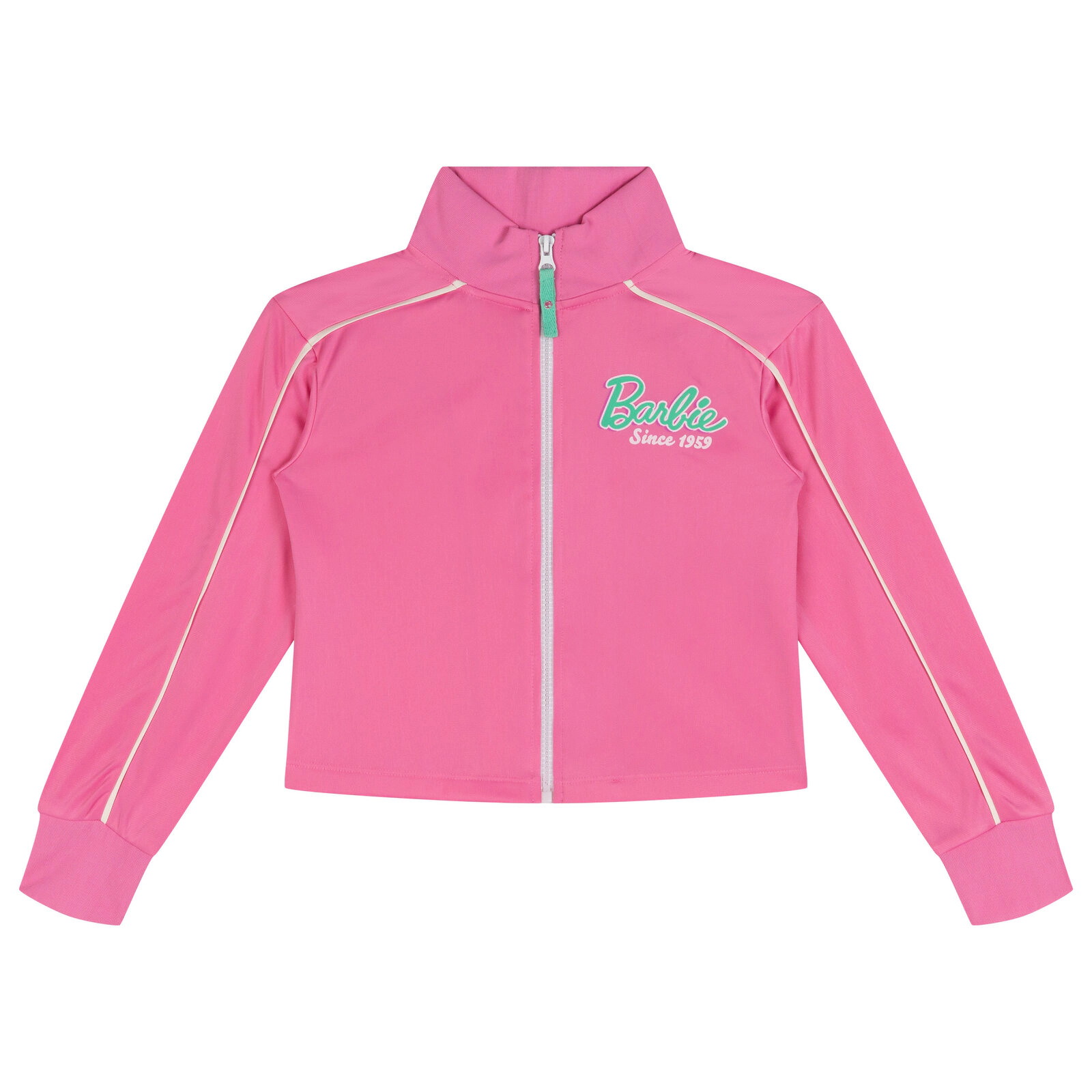 Barbie Girls' Athletic 2-Piece Jacket and Pants Tracksuit Set