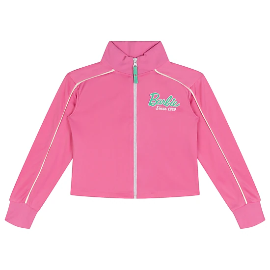 Barbie Girls' Athletic 2-Piece Jacket and Pants Tracksuit Set