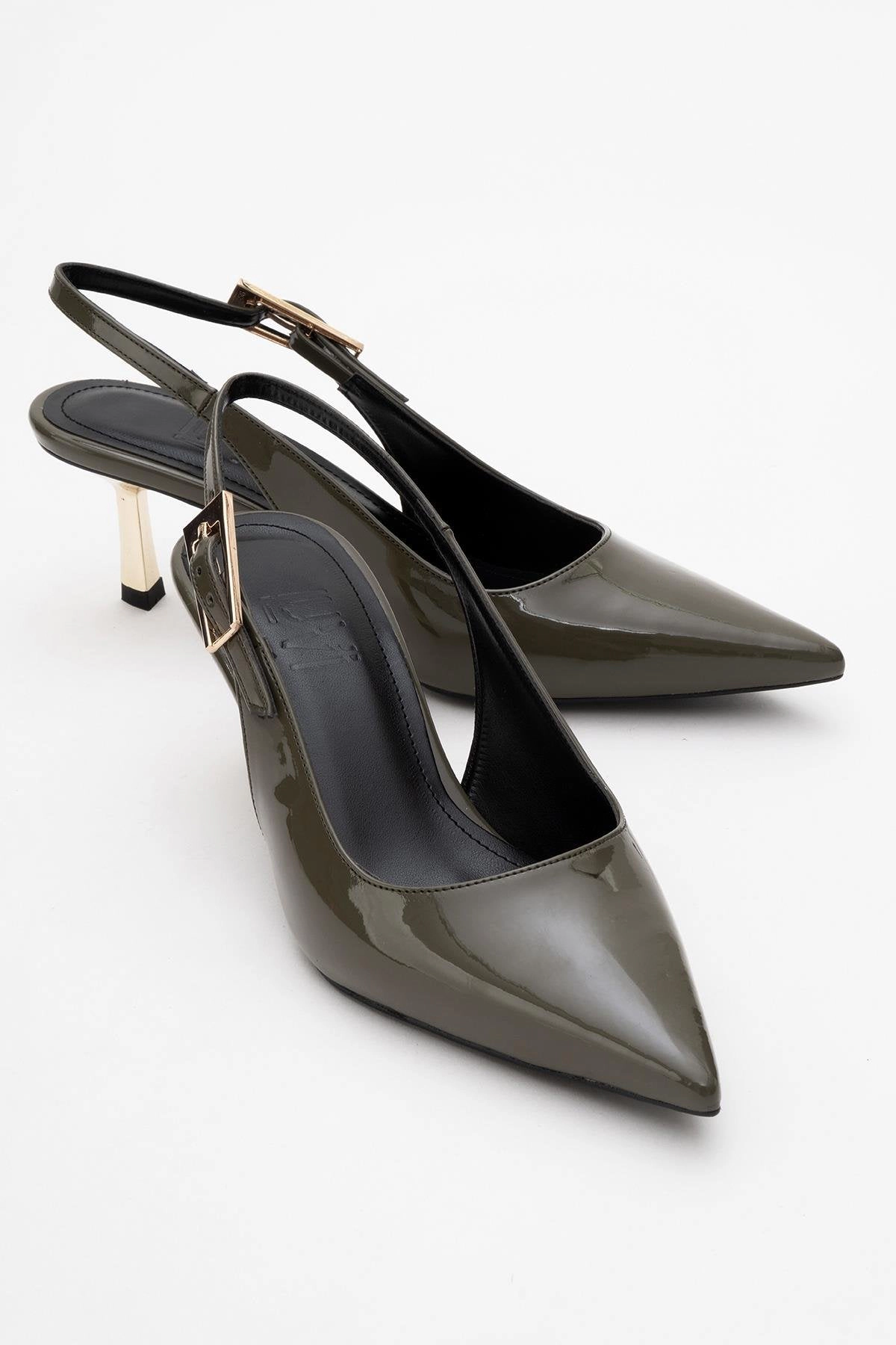 Prologue Shoes Womens Arty Pointed Toe Slingback Pump