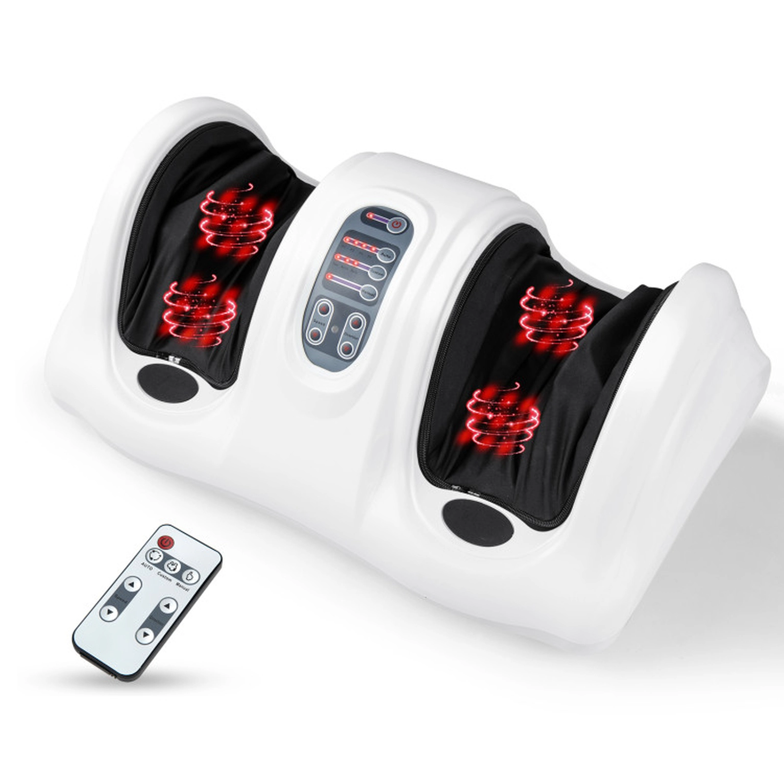 SUGIFT Therapeutic Shiatsu Foot Massager with High Intensity Rollers Fits Up to US Men’s Size 10 Women’s Size 12 White