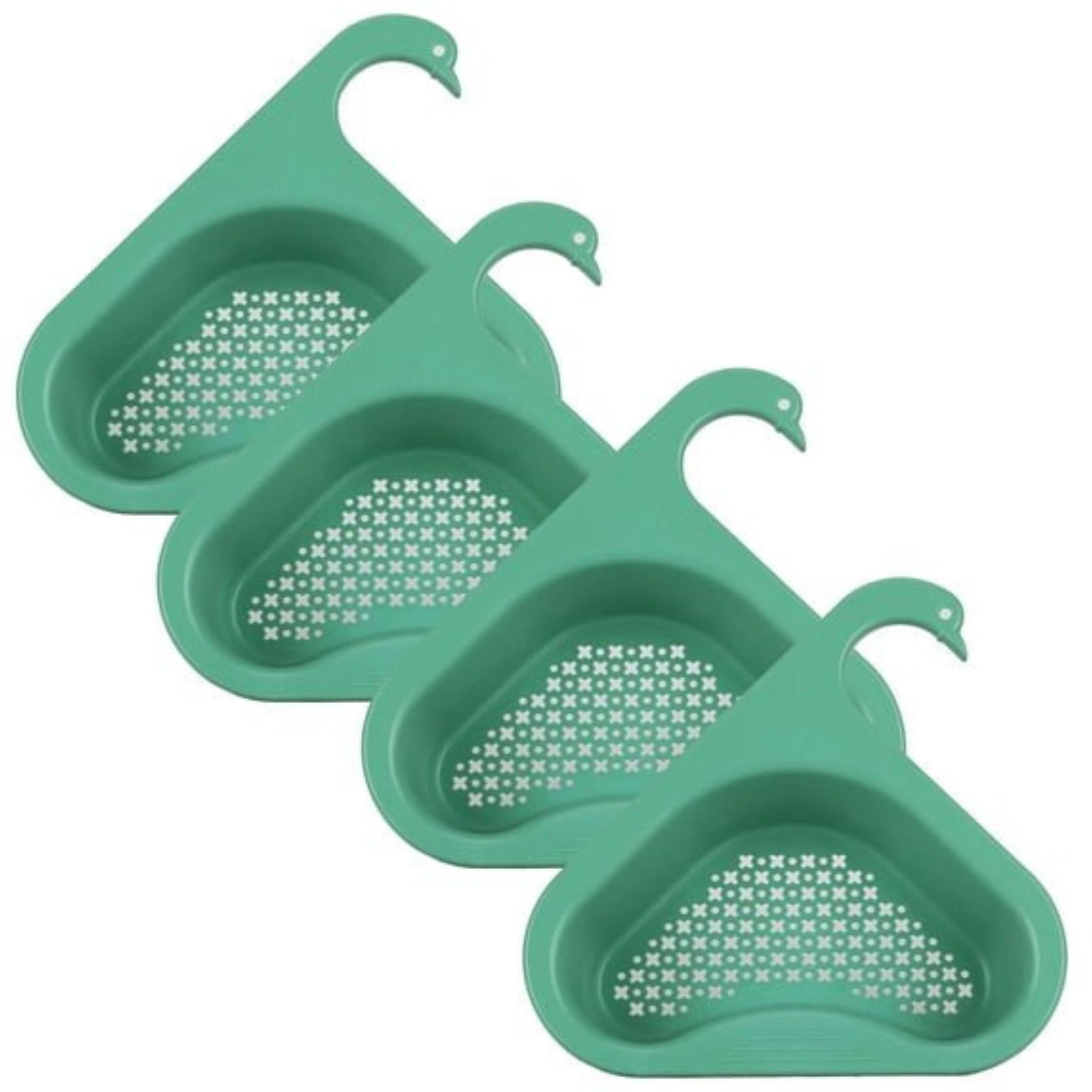 Home Collection Triangular Kitchen Sink Drain Strainer Baskets Pack of 4