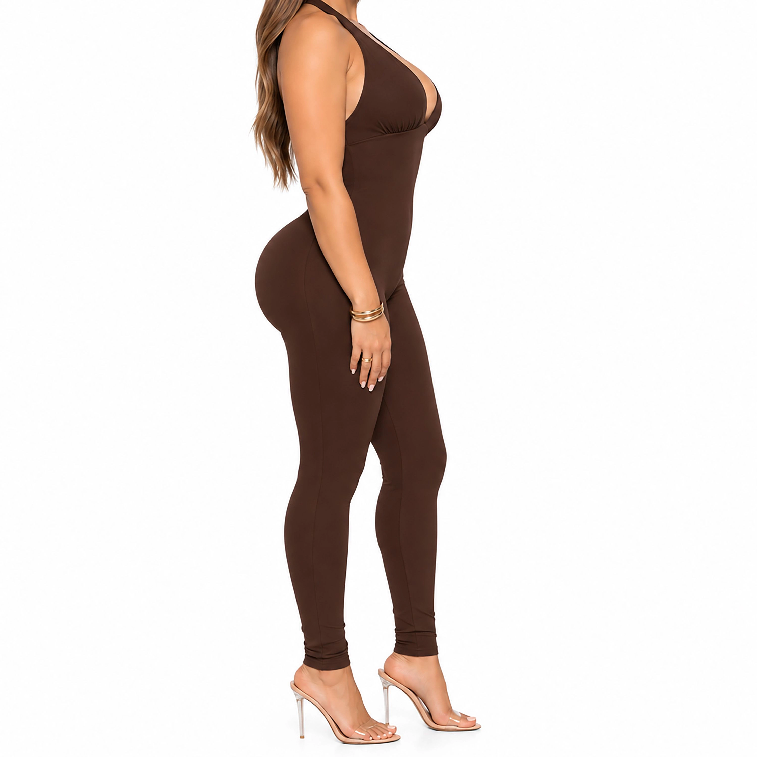 YAHAIRA Women's Jumpsuit Open Back With Butt Lifter