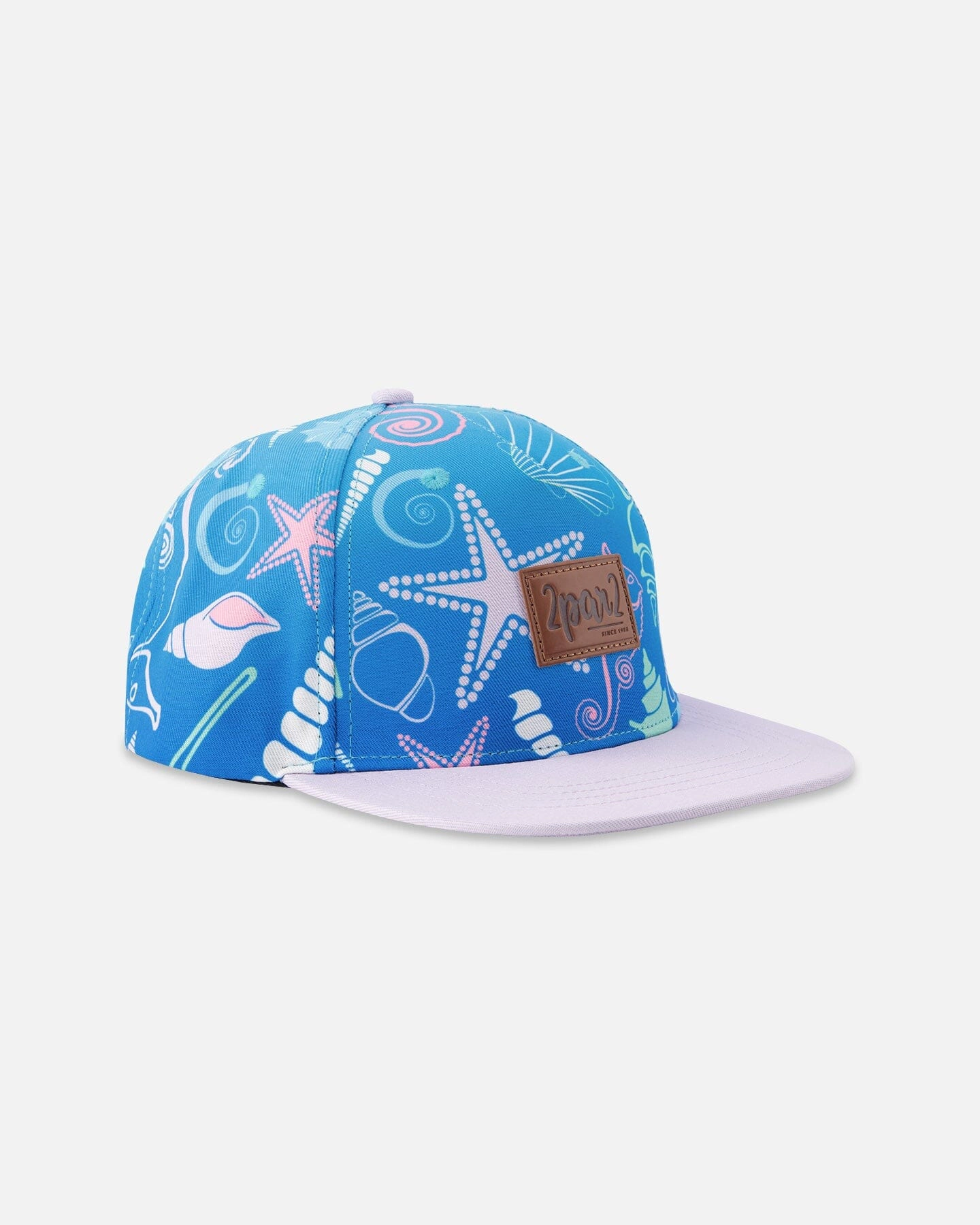 Deux par Girls Cap Shell Print