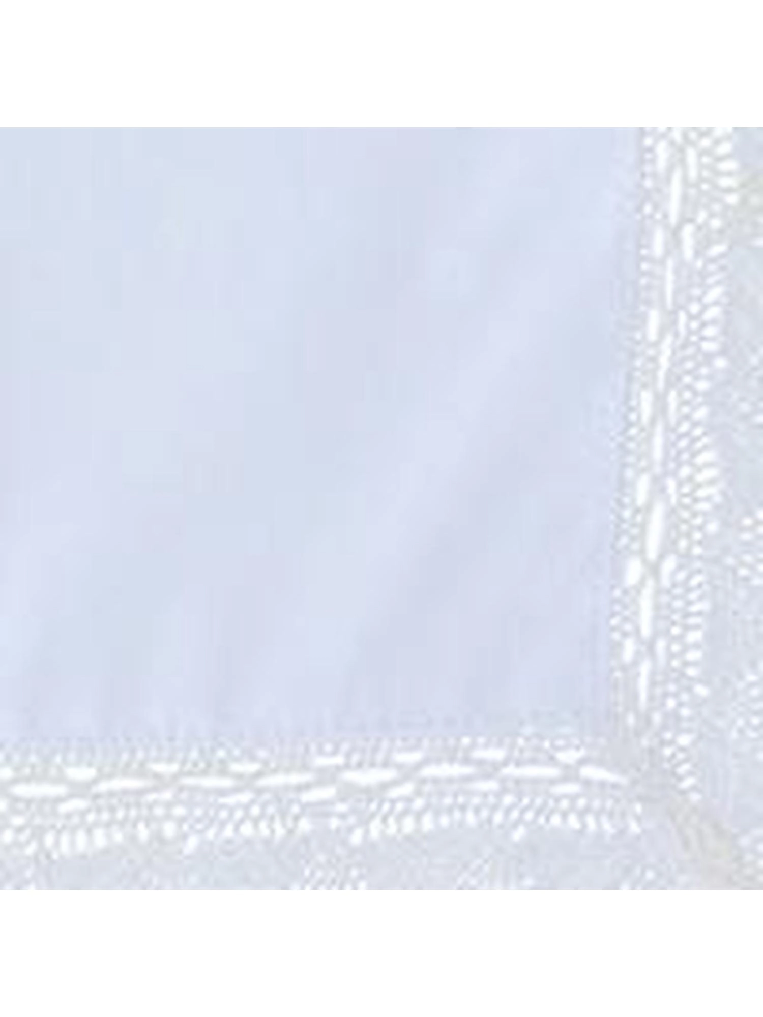 CTM Women's Audrey Grace Fan Lace Handkerchief