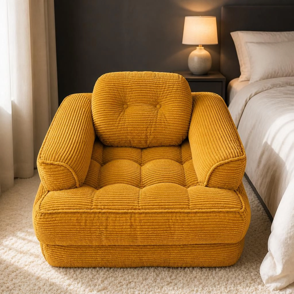 GOODSILO Convertible Foam Folding Sofa Bed