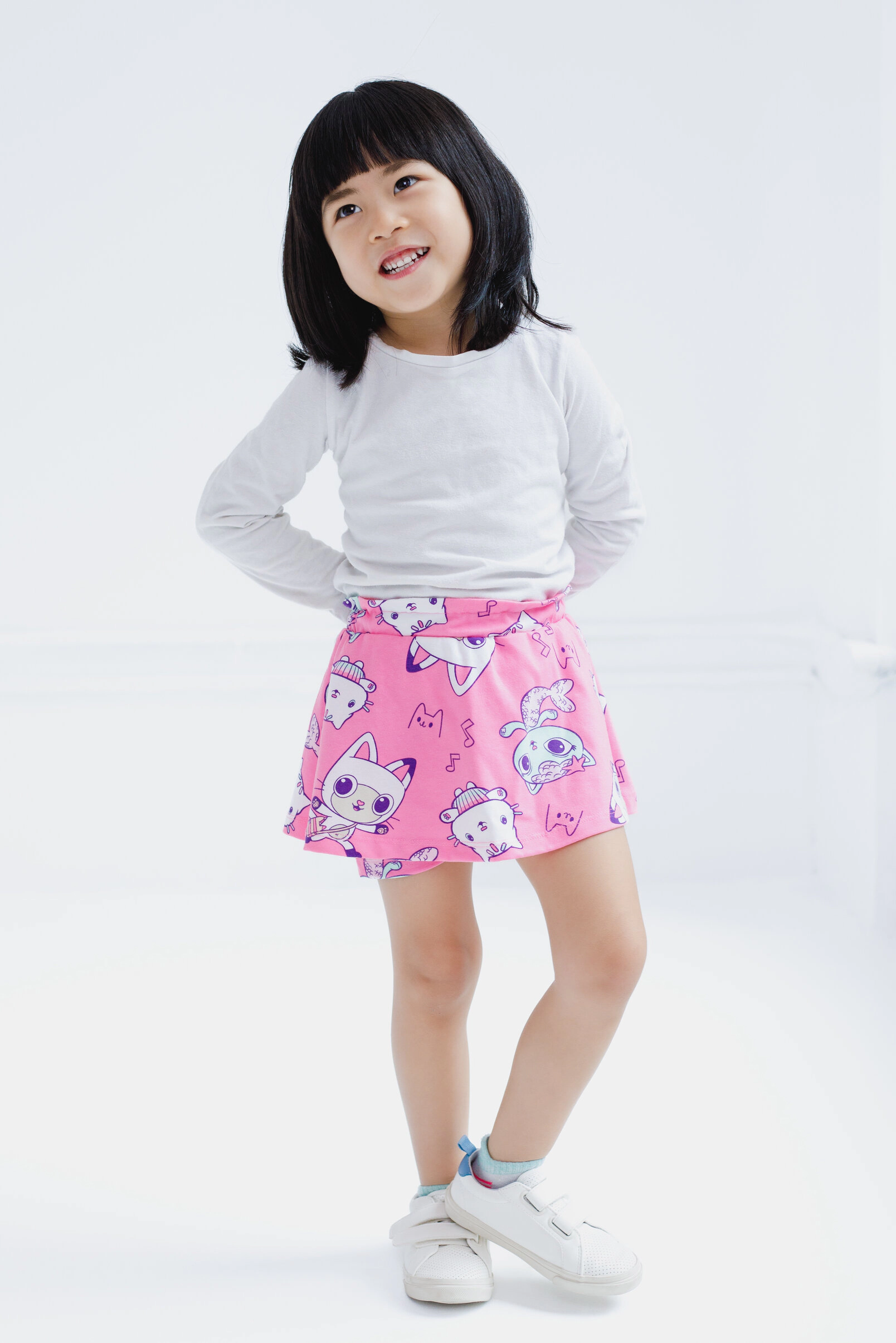 Dreamworks Gabby's Dollhouse Girls' 2-Piece Skort Set