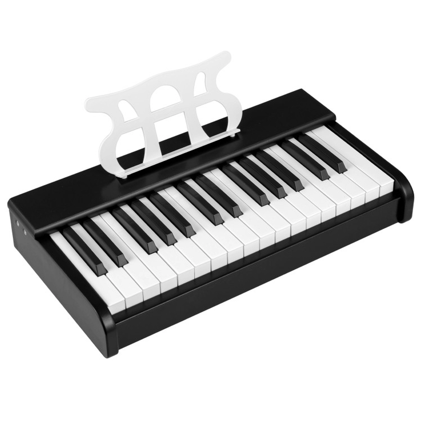 SUGIFT Kids Black 30-Key Digital Toy Piano with Removable Music Stand 18-in W 9.5-in D 3-in H Ages 3+