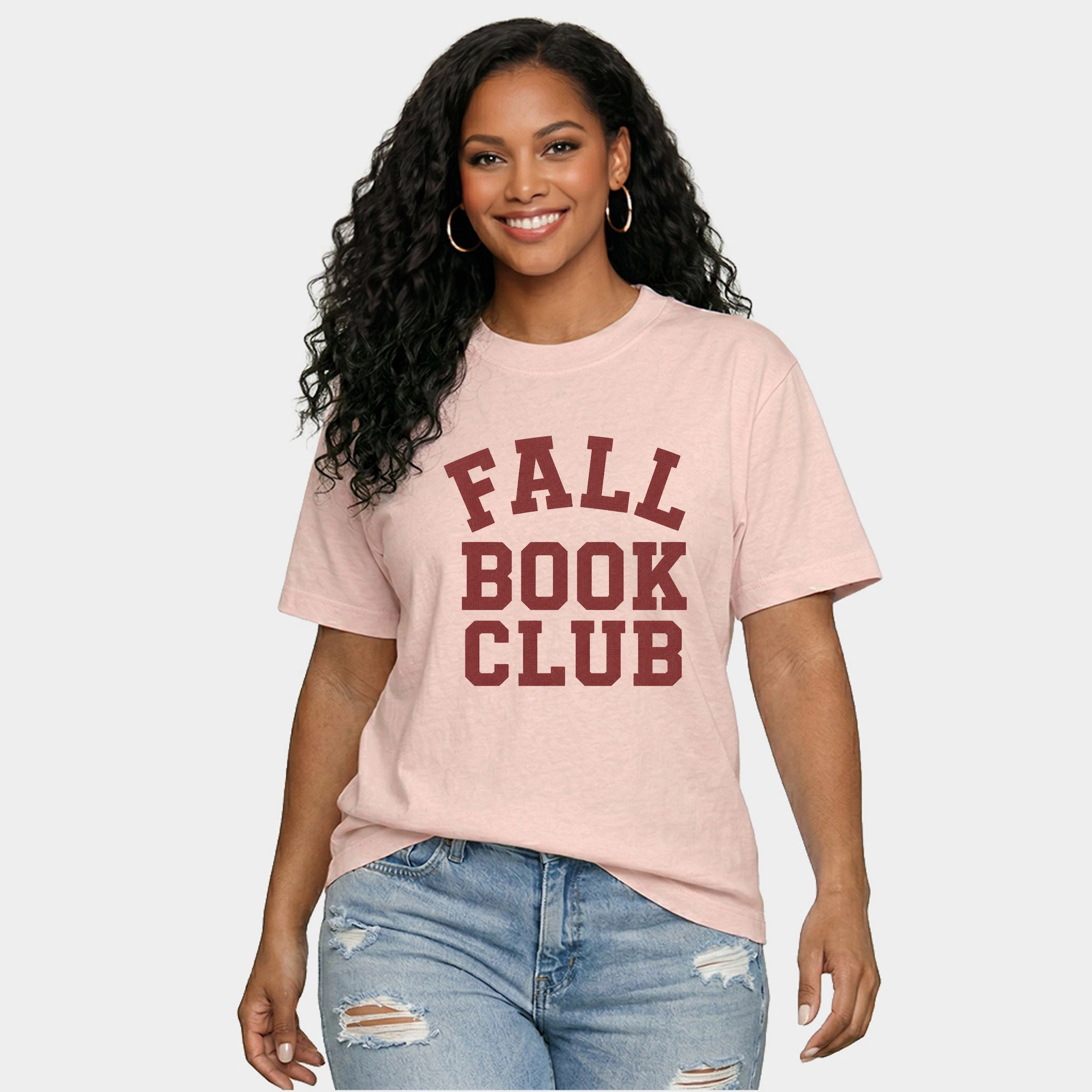 Simply Sage Market - Women's Relaxed Boxy Tee Fall Book Club Varsity