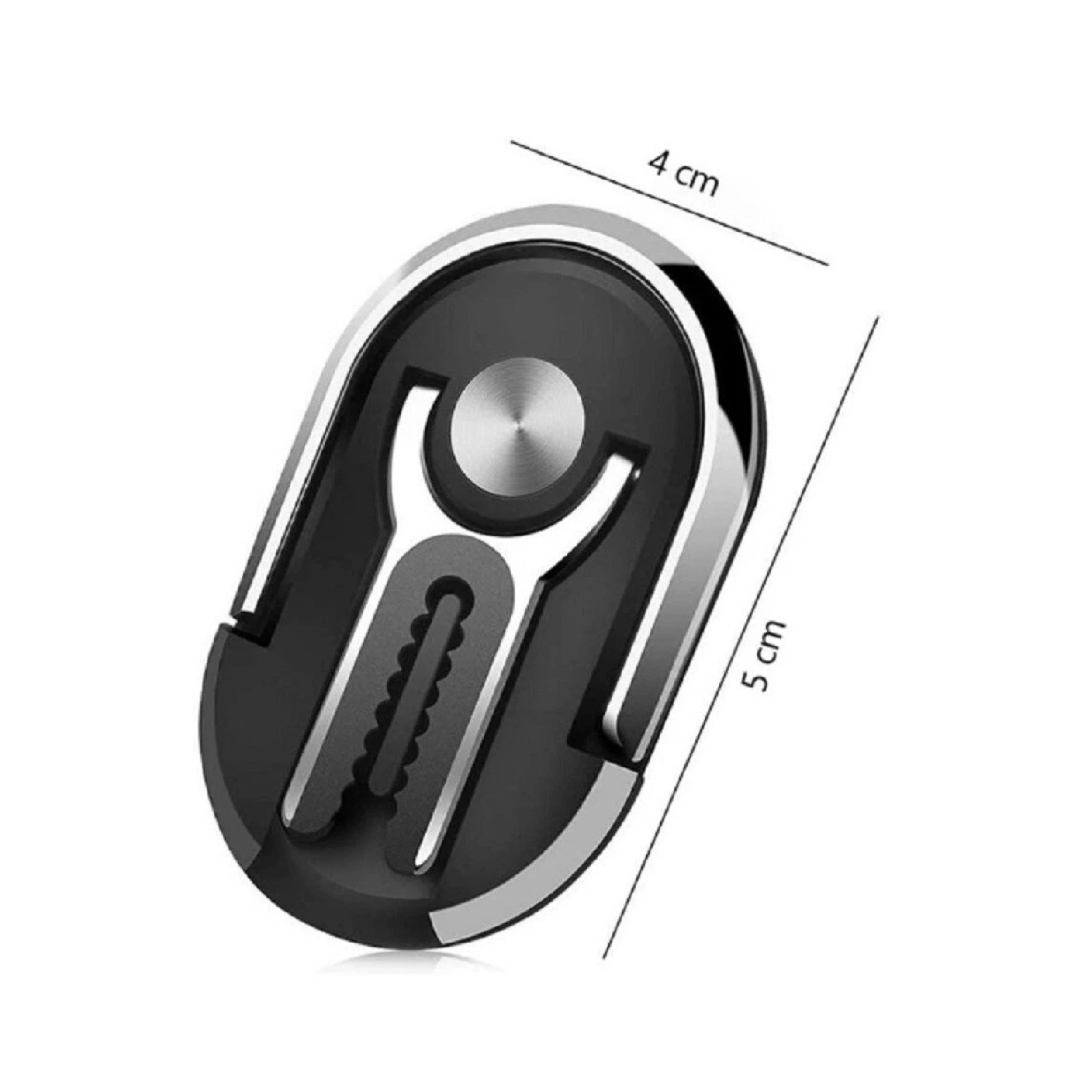 Home Collection 360° Rotating Phone Ring Holder with Universal Car Vent Clip Mount