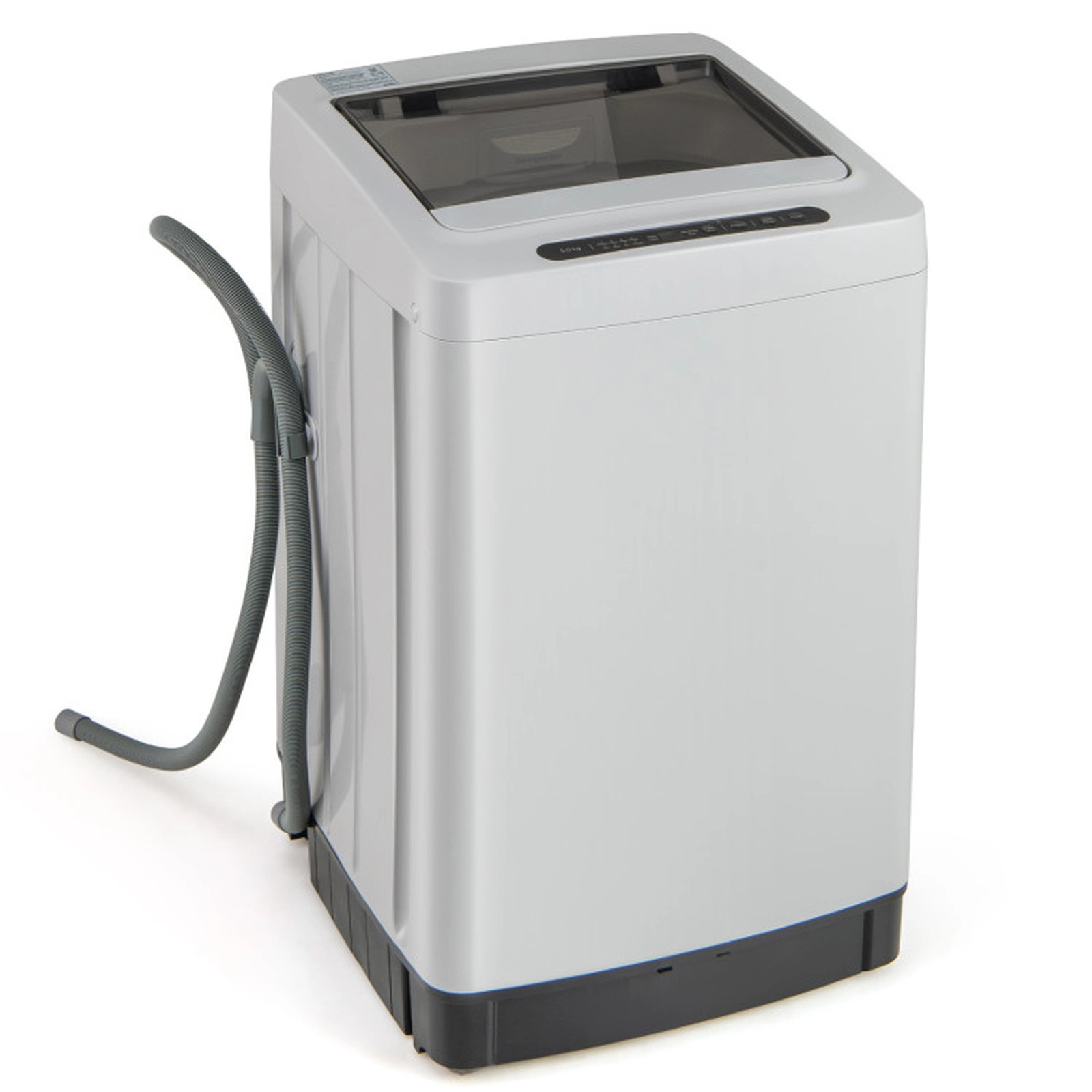 SUGIFT Gray 11-lb Full Automatic Portable Washing Machine with 8 Wash Programs 20-in W 21-in D 33-in H