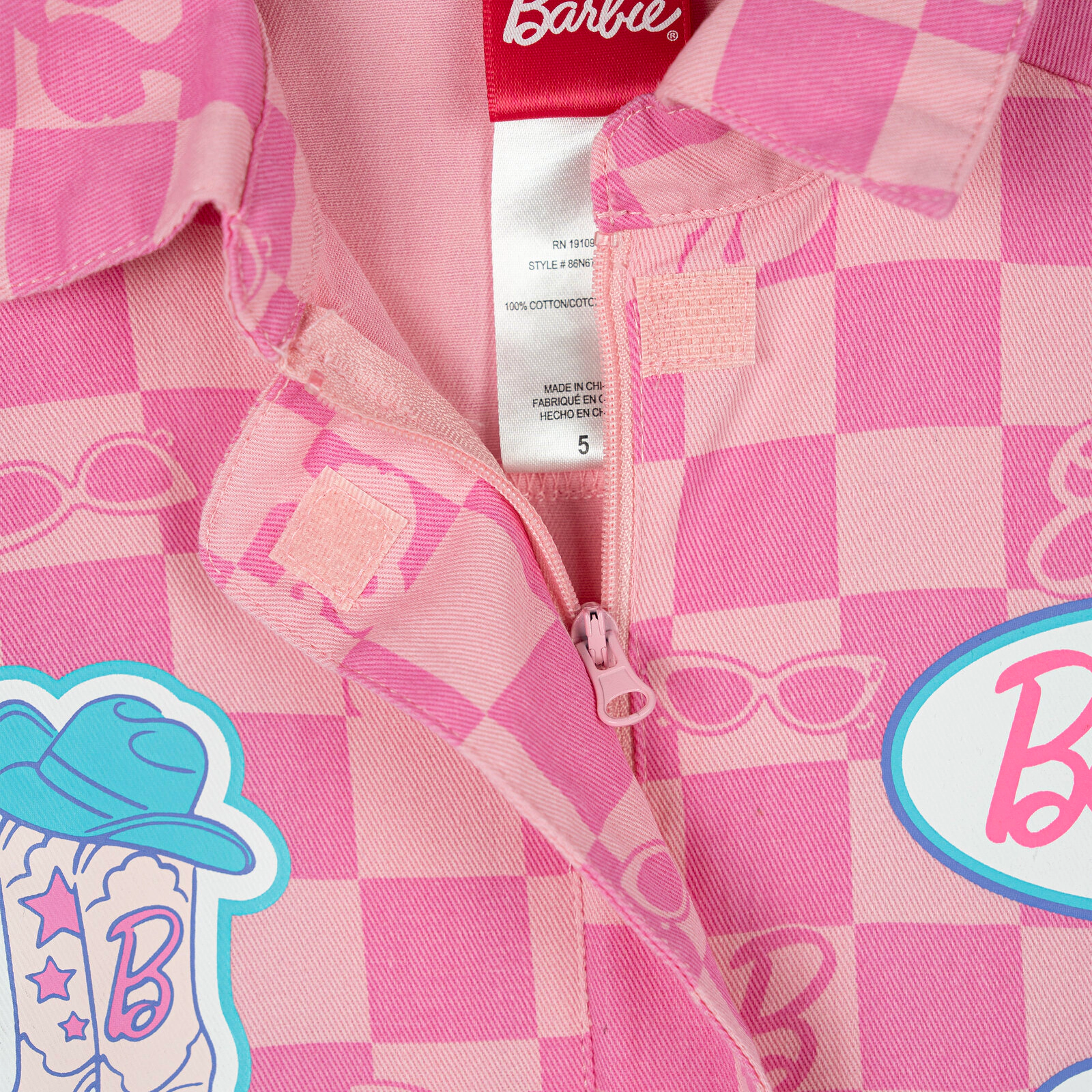 Barbie Girls' Cosplay Zip-Up One Piece