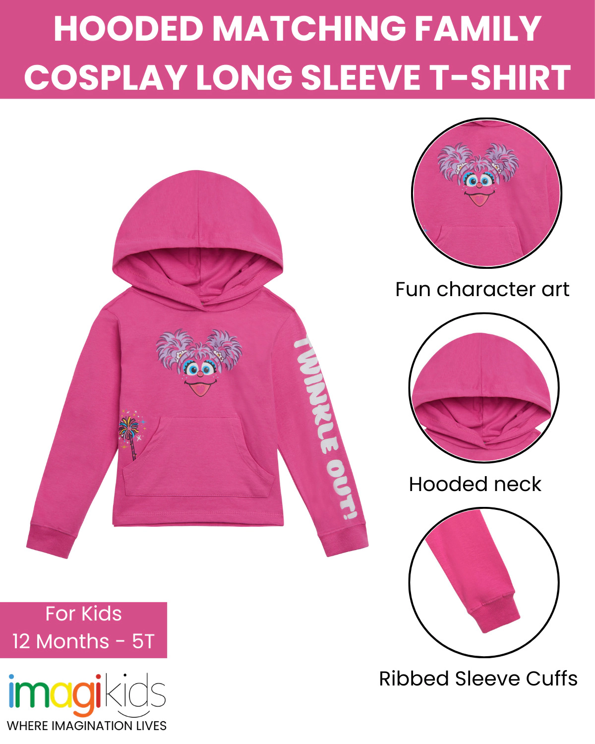 Sesame Street Matching Family Hooded T-Shirt