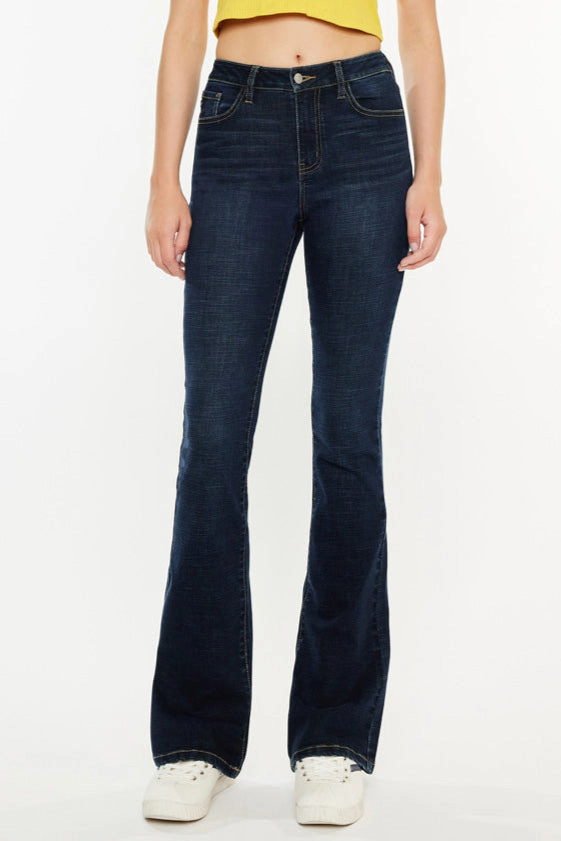 KanCan Women's Essentials High Rise Bootcut Jeans Avery