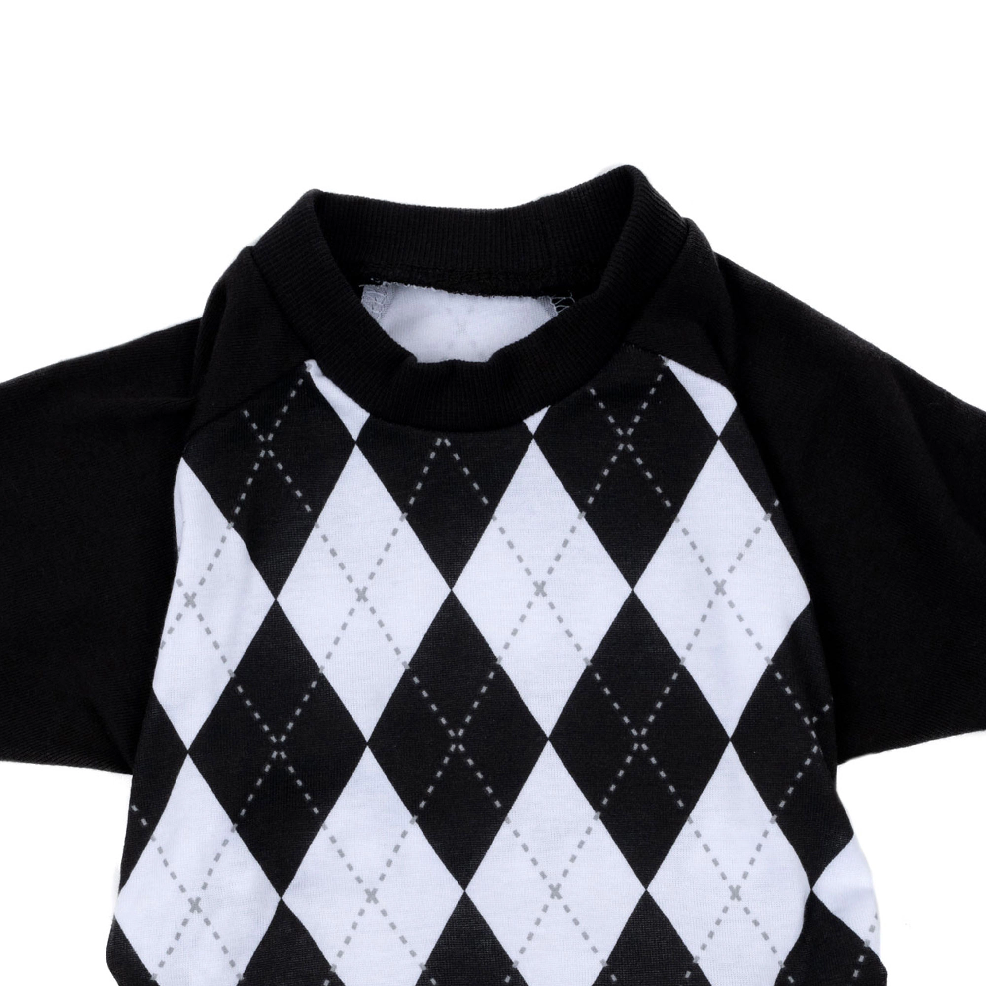 Leveret Dog Cotton Argyle Holiday Pajamas