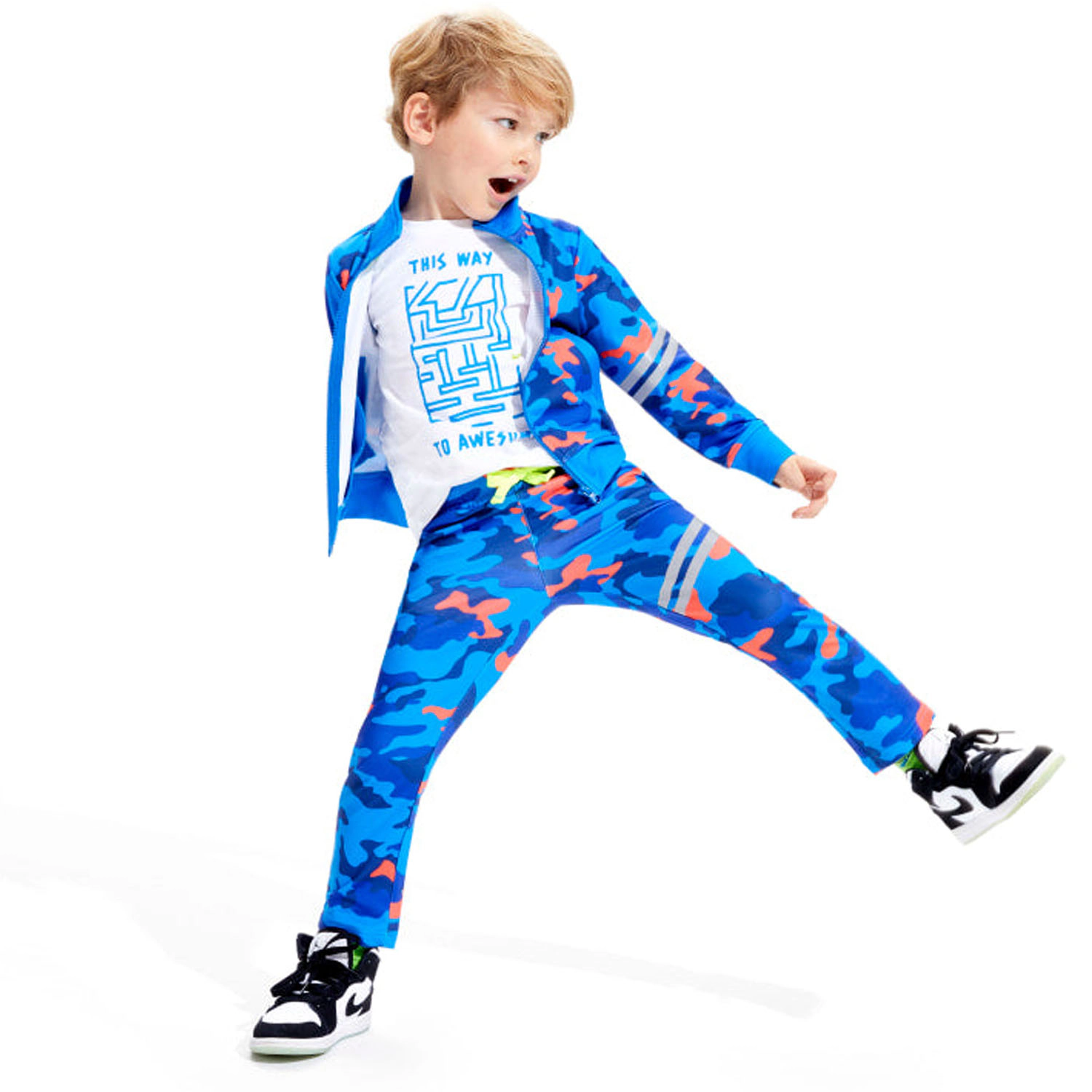 Rockets of Awesome Camo Tech Track Jacket for Boys
