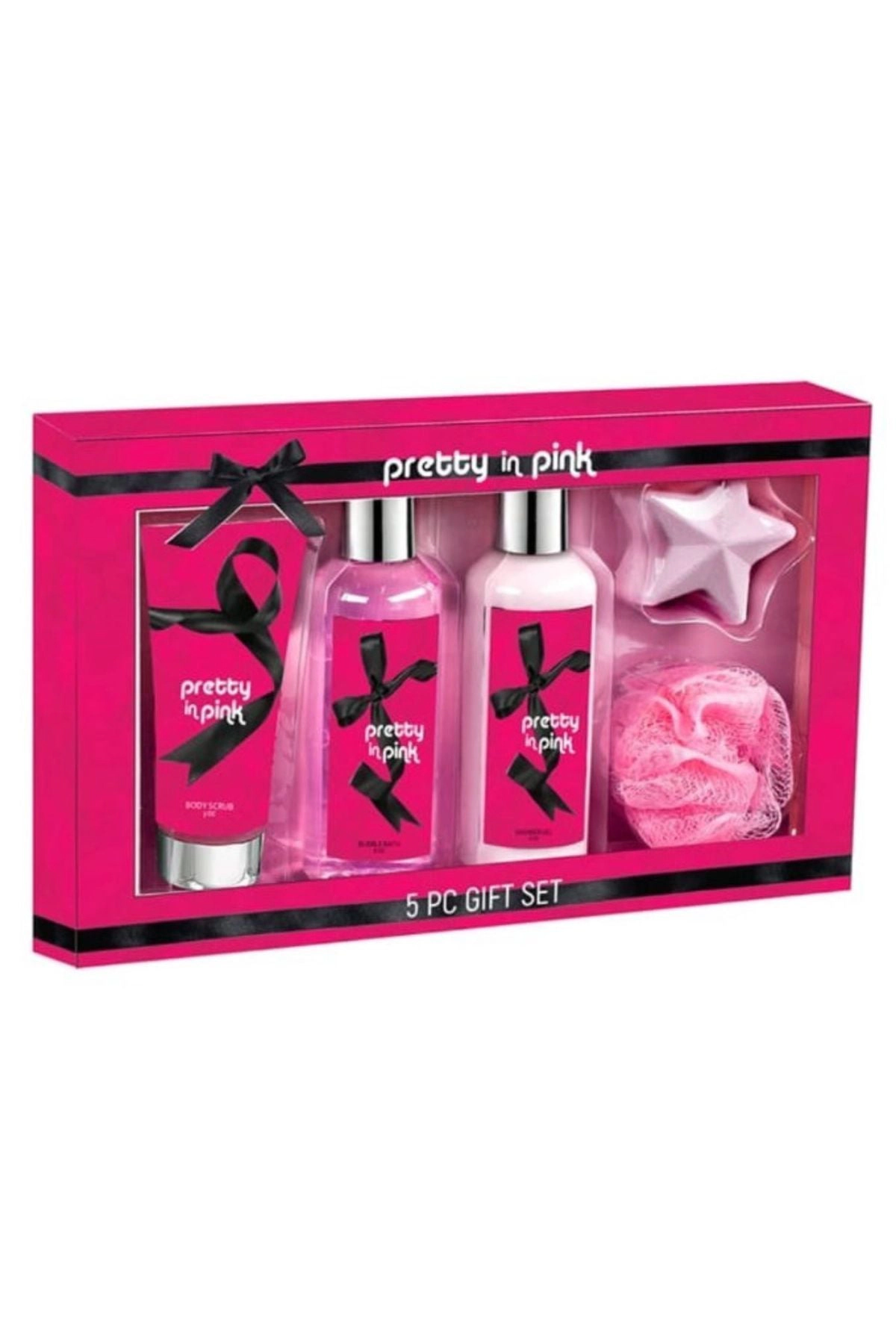 Freida and Joe Women Pretty In Pink Fragrance Bath and Body Collection Gift Box Set