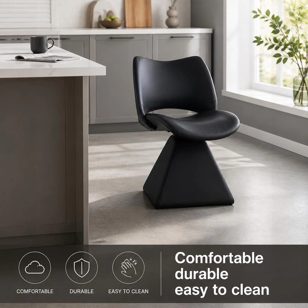 GOODSILO Compact Durable Accent Chair Mixed Material Frame