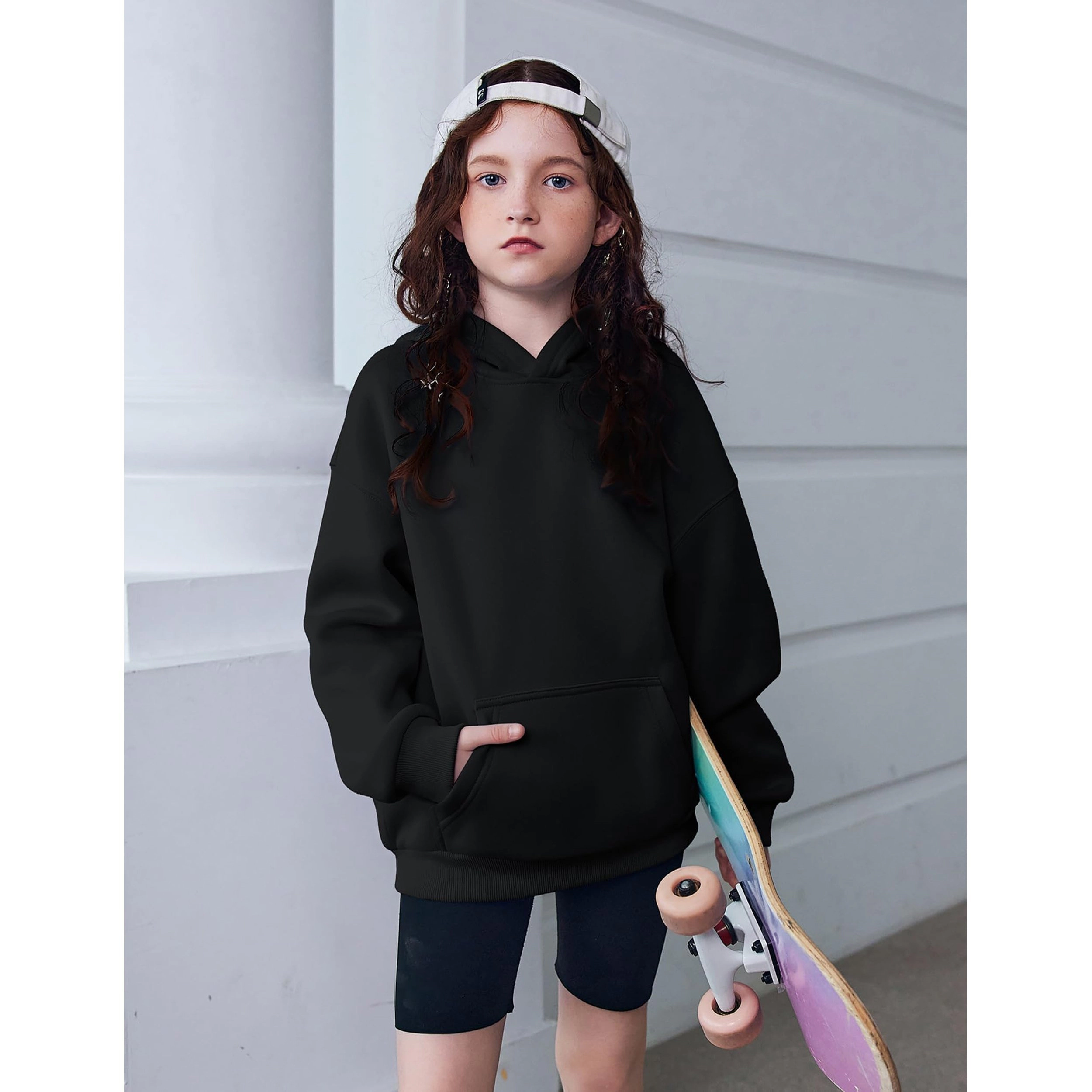 Arshiner Girl's Oversized Fleece Hoodie Pullover Sweatshirt