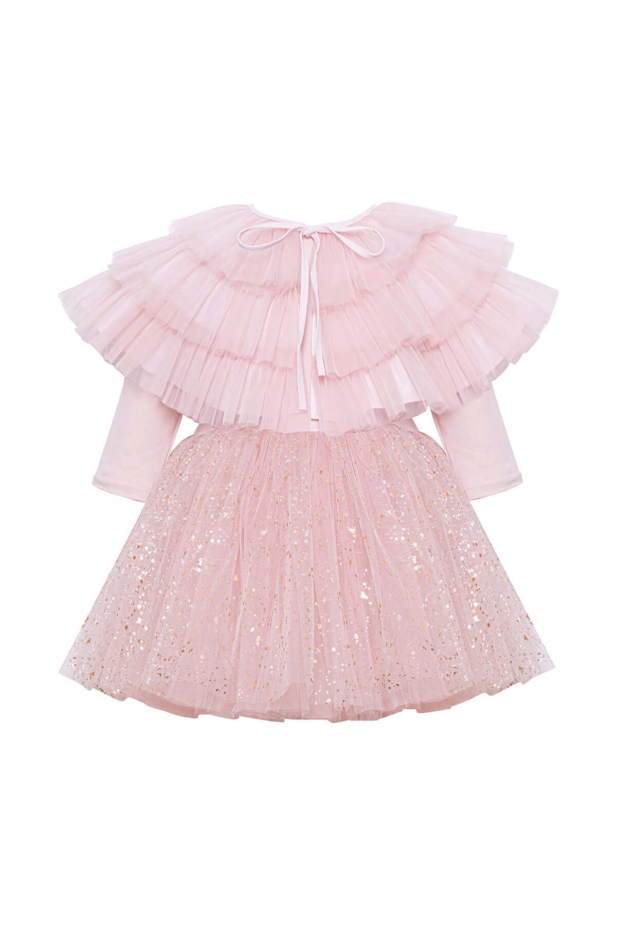 Mini Celebrities Girls Shiny Pink Dress Set