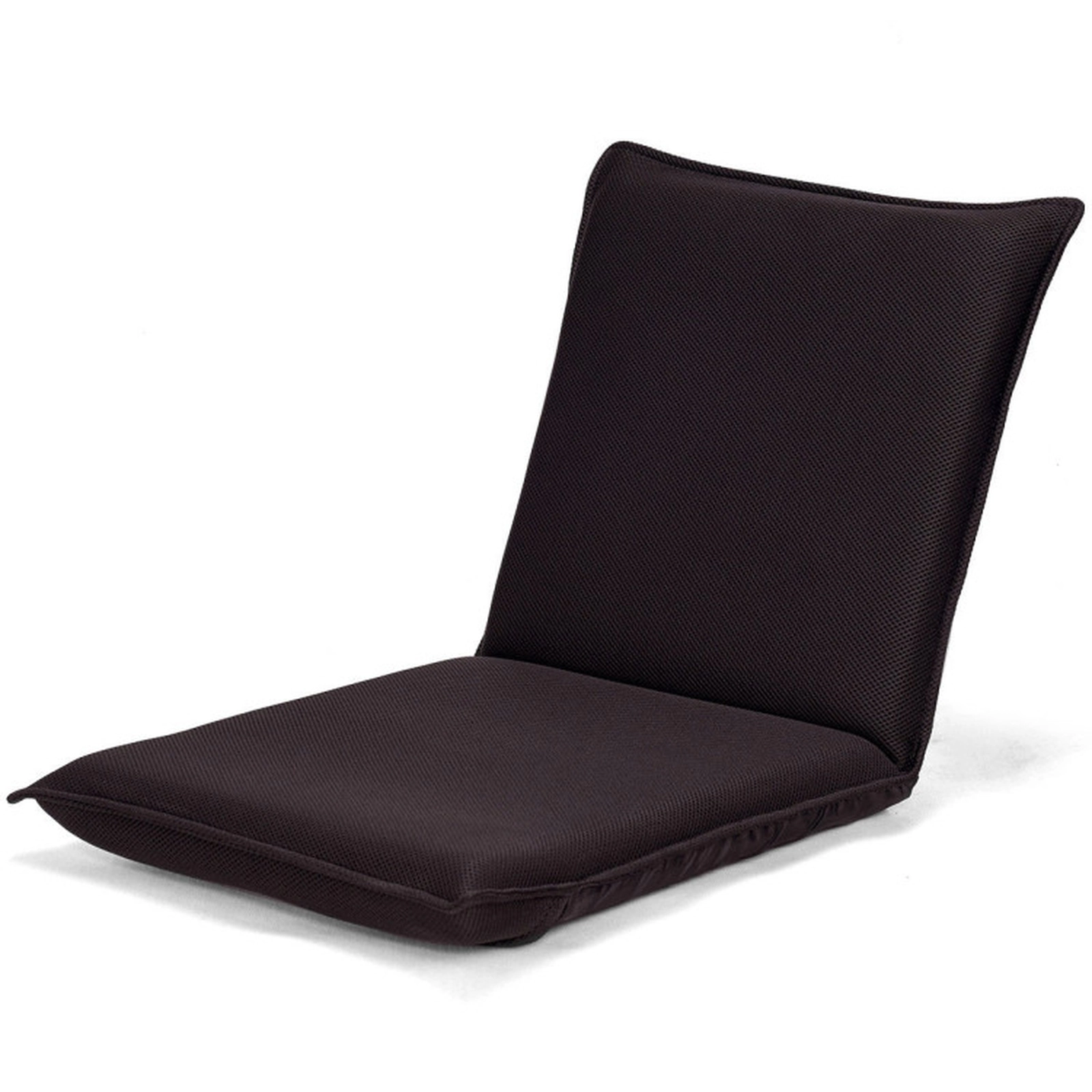 SUGIFT Adjustable 6-Position Folding Floor Chair 287-Lb Capacity Coffee Navy Black Gray