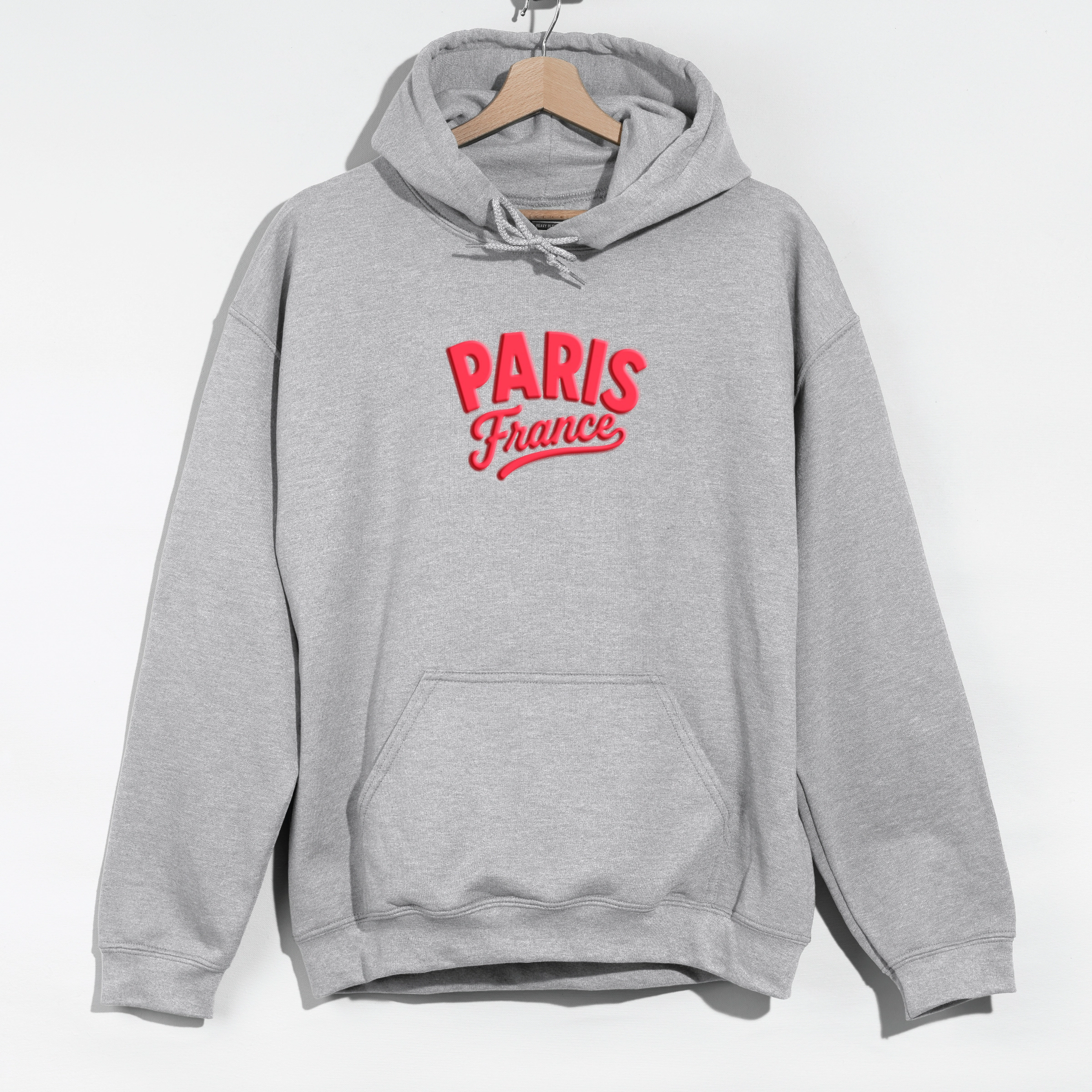 Simply Sage Market - Women's Graphic Hoodie Paris Vibrant Puff Print