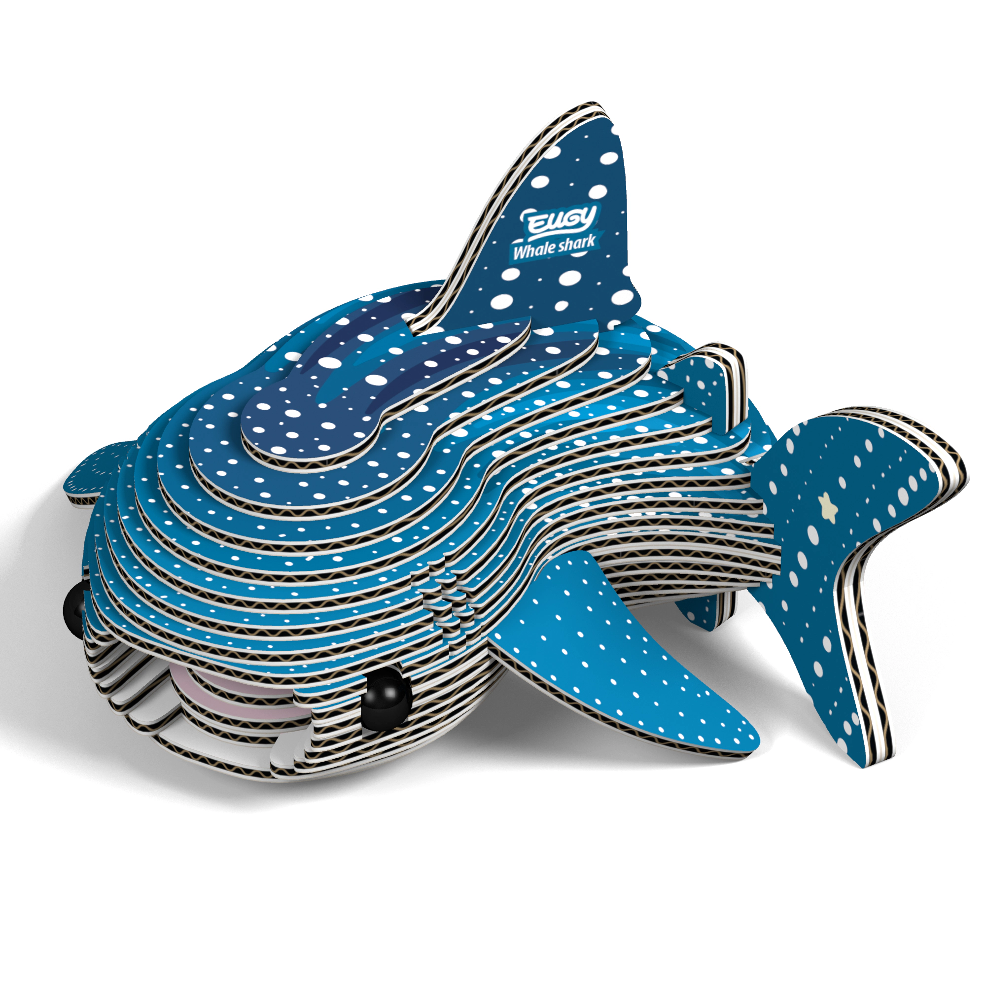 EUGY Whale Shark 3D Puzzle - contains 22 puzzle pieces