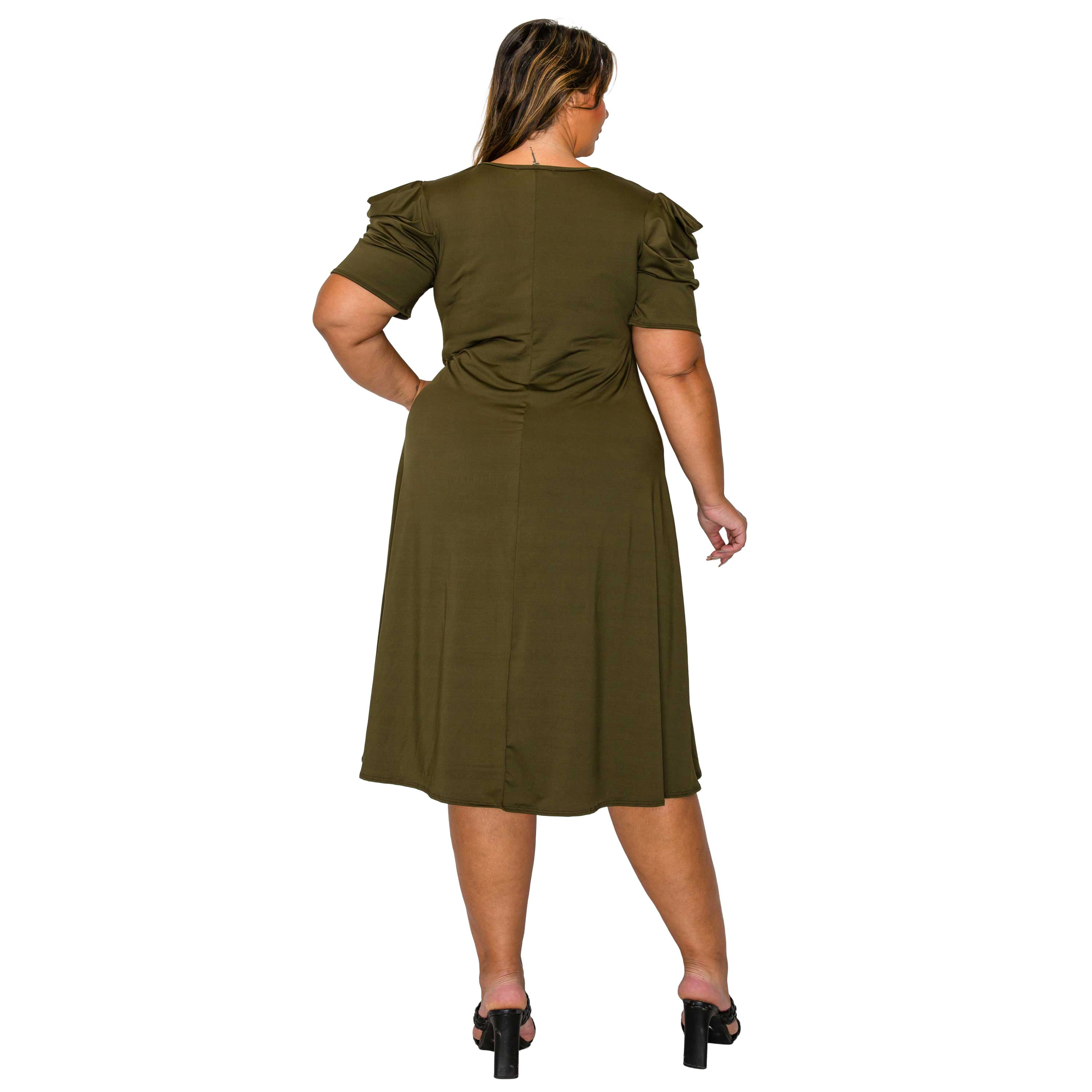 L I V D Women's Plus Aleyna Flare Dress