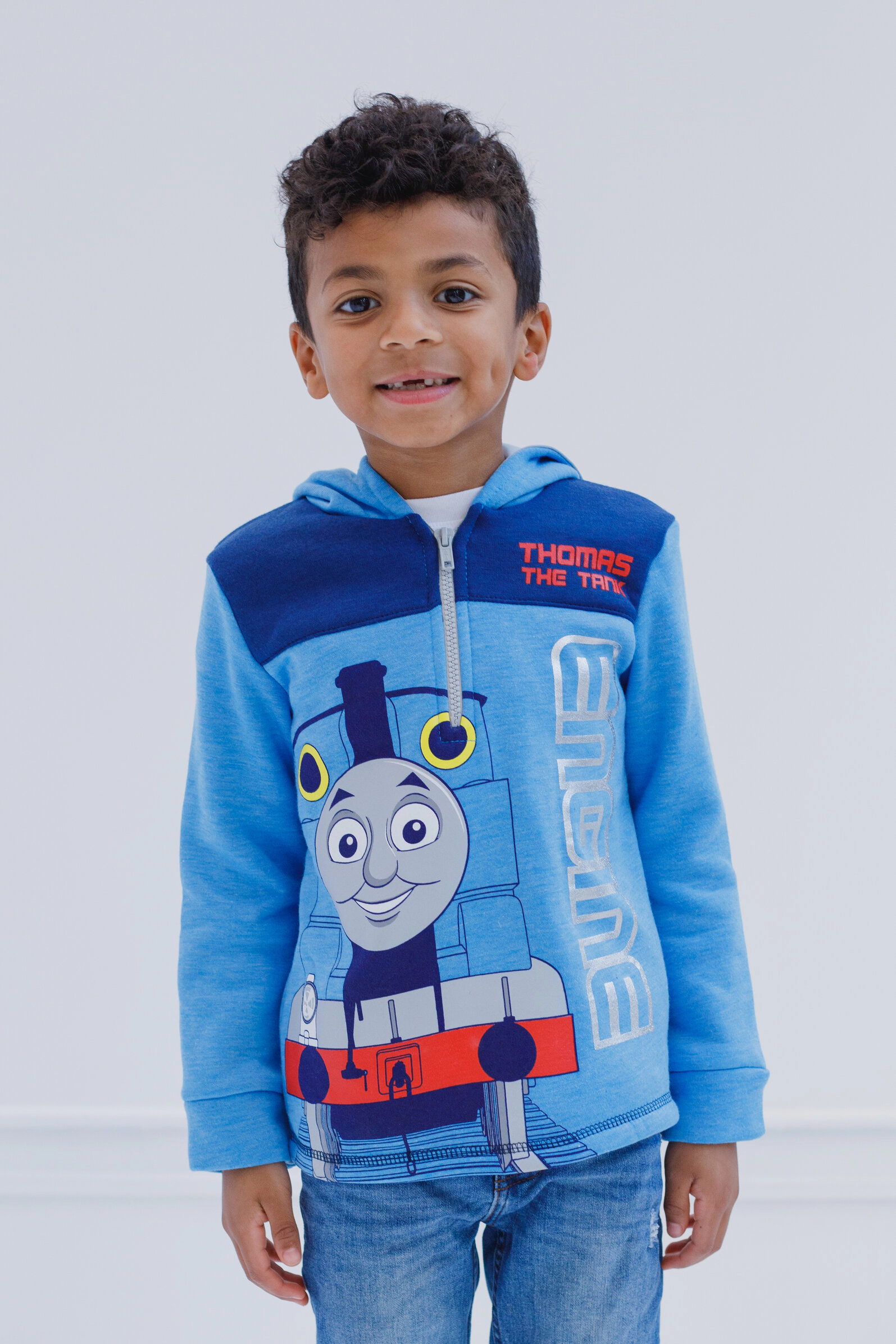 Thomas & Friends Boys' Quarter-Zip Fleece Hoodie
