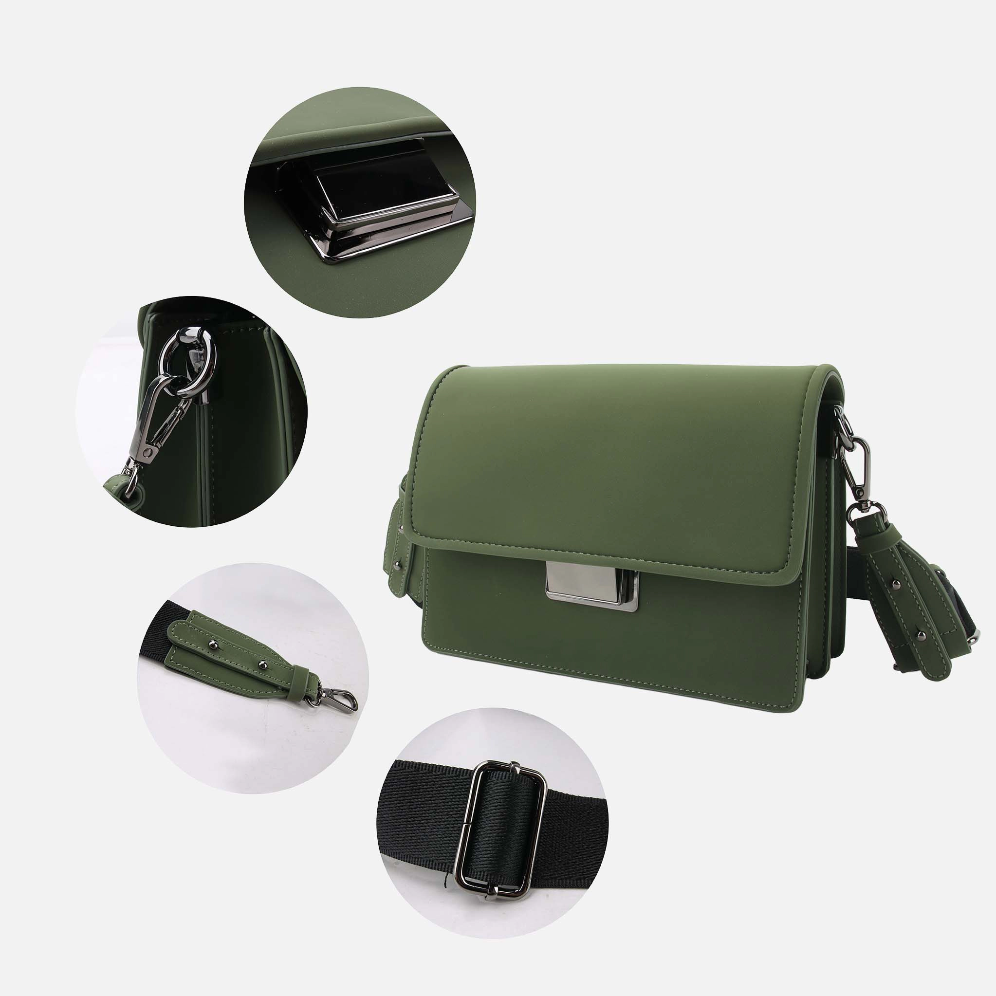 J'OMOR by Mia Lysandra Velvet Shoulder Crossbody Bag